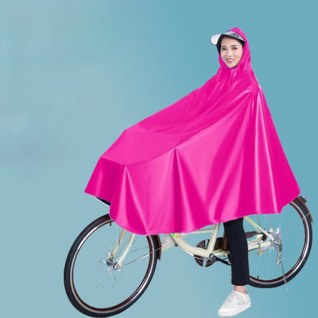 Waterproof Bike Poncho Adult Heavy Duty Anti Storm Ebike