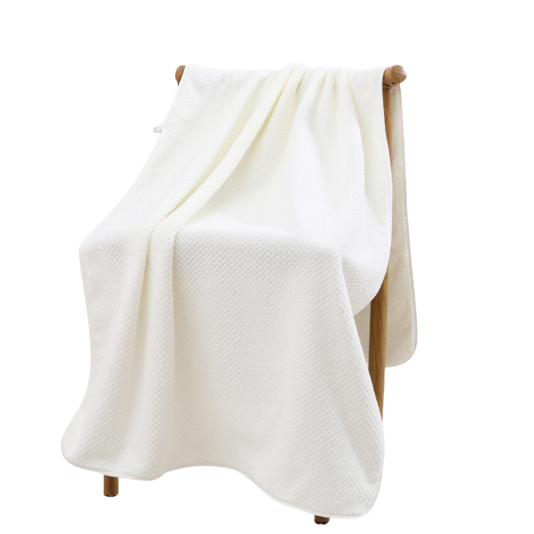 Coral Velvet Bath Towel