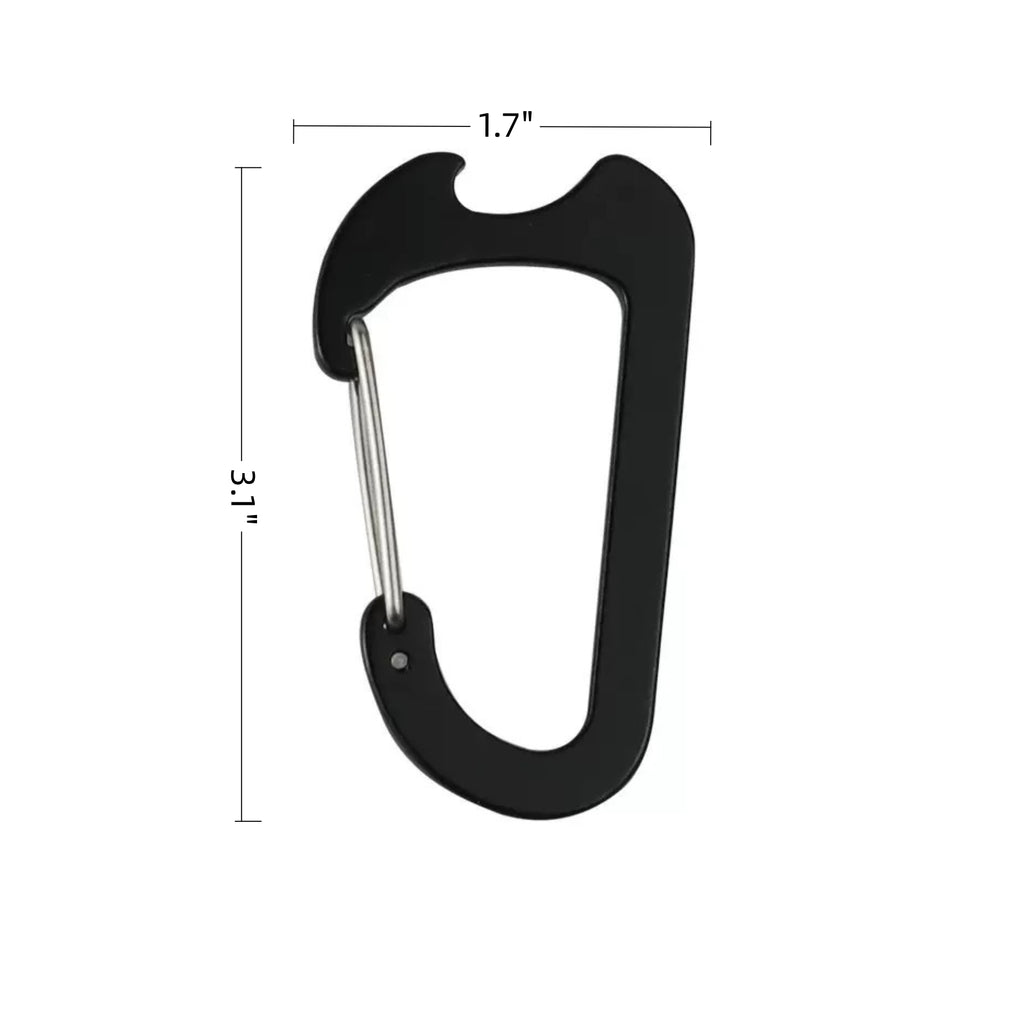 Aluminum Alloy Bottle Opener Carabiner