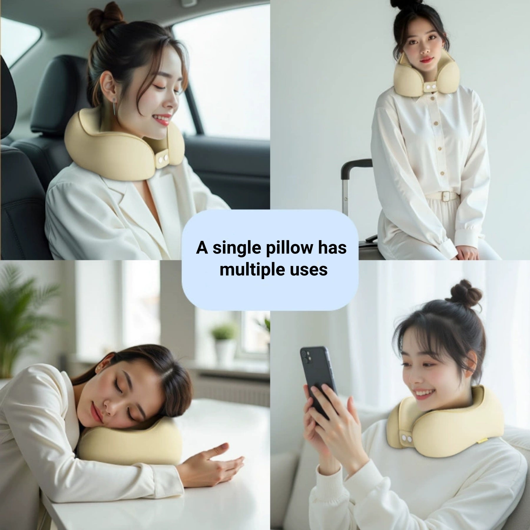 Memory Foam U-shaped Pillow
