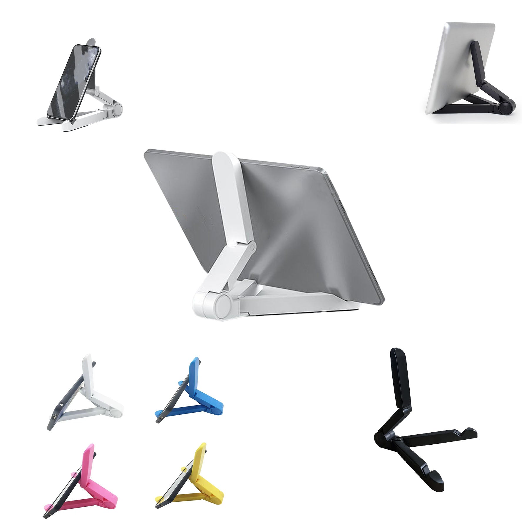 Multi-Angle Folding Phone/Tablet Stand