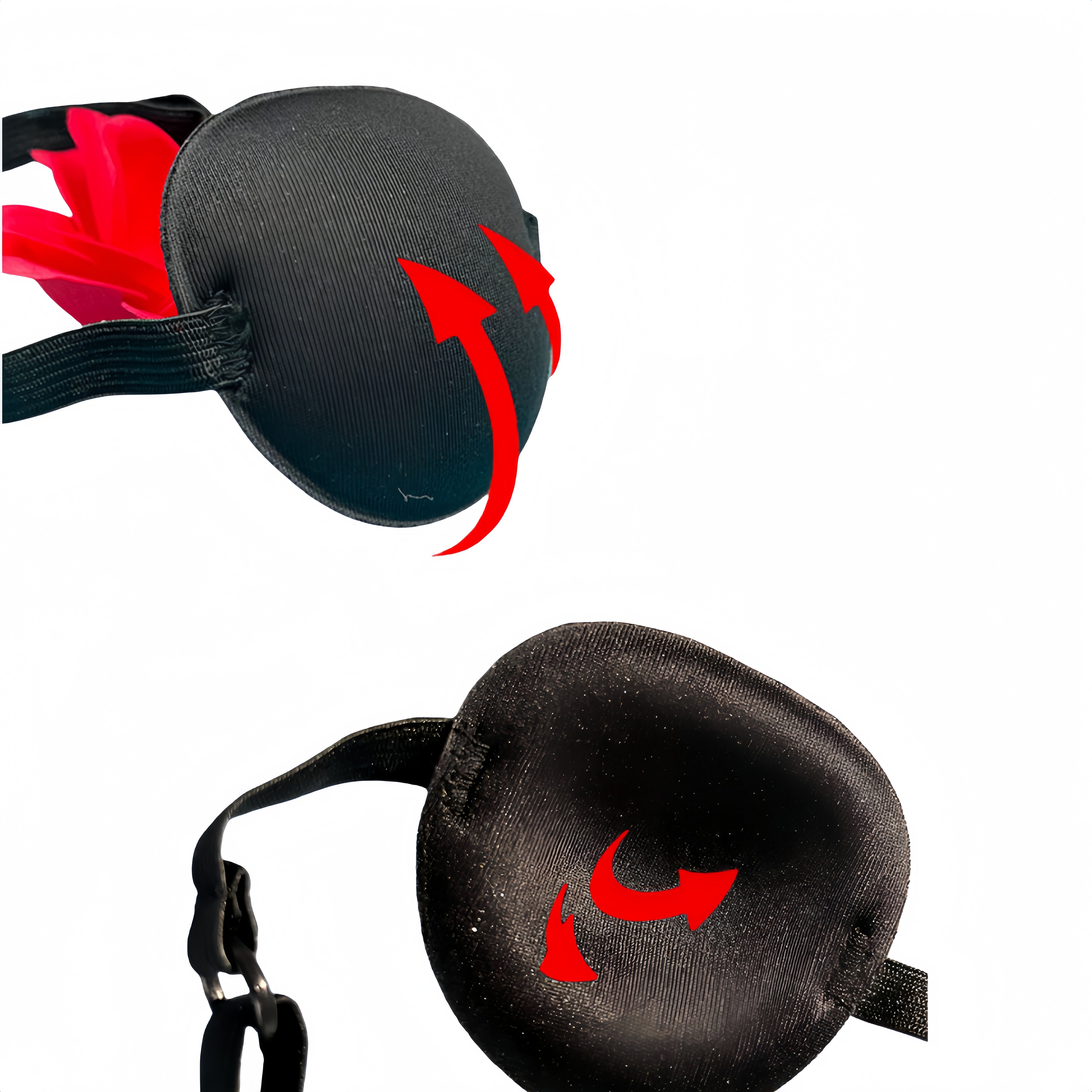 3D Stereoscopic Adjustable One Eyed Pirate Eye Mask