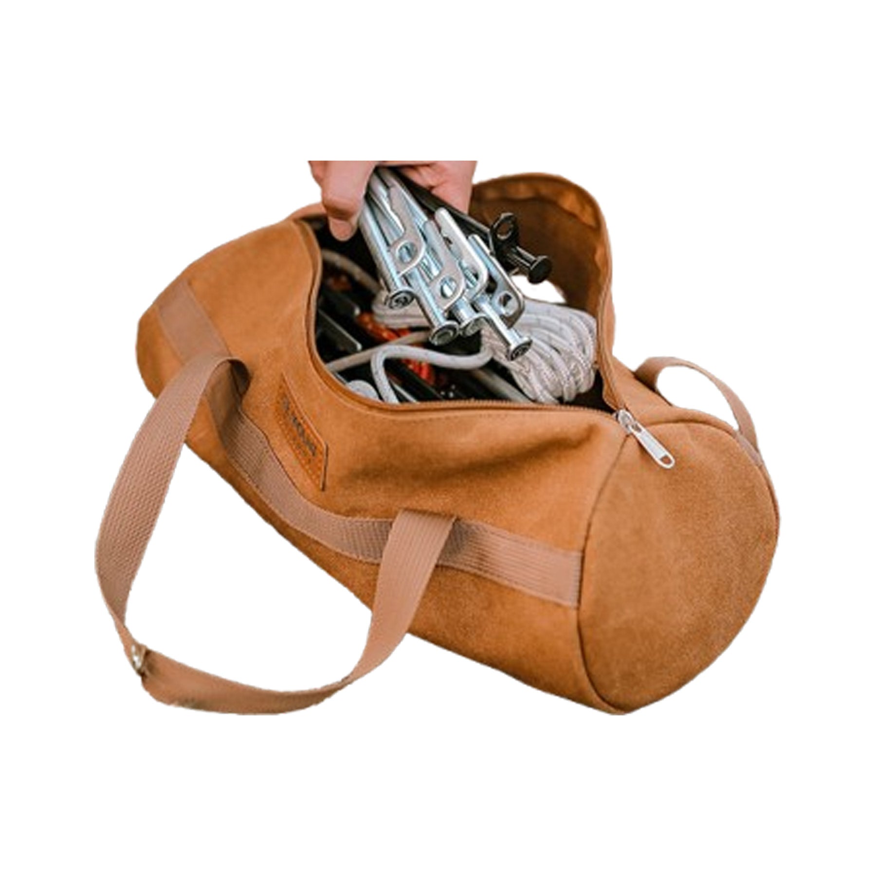 Cylindrical Camping Tool Storage Bag