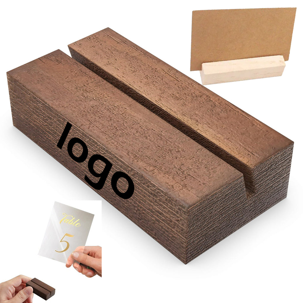 Pine Name Card Holder