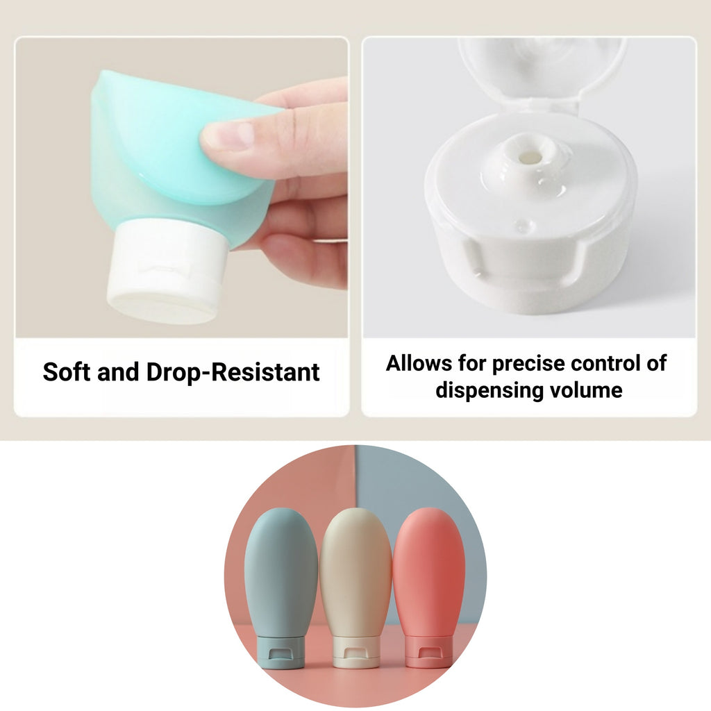 Portable Toiletry Dispenser Bottles