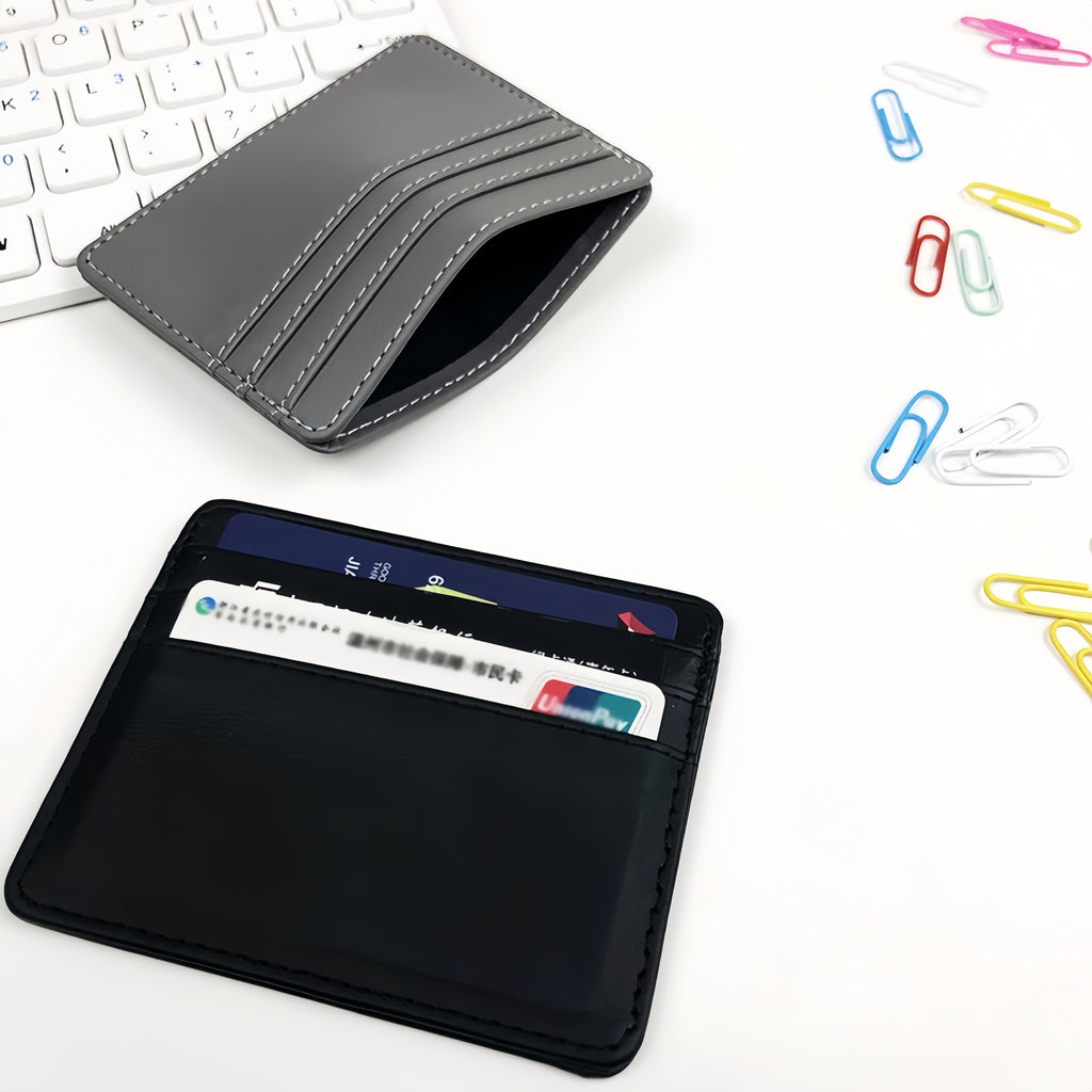 Card Case Made Of Pu Leather