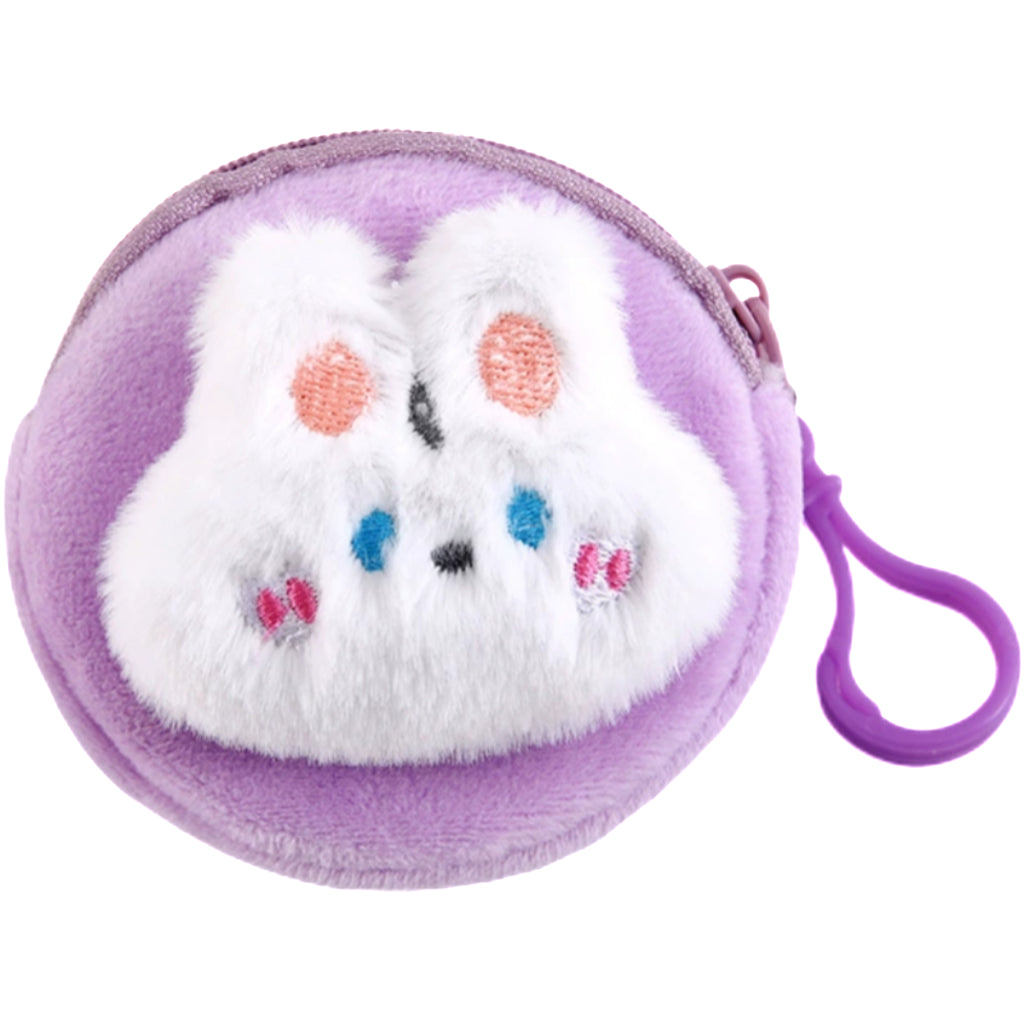 Plush Coin Pouch With A Keychain