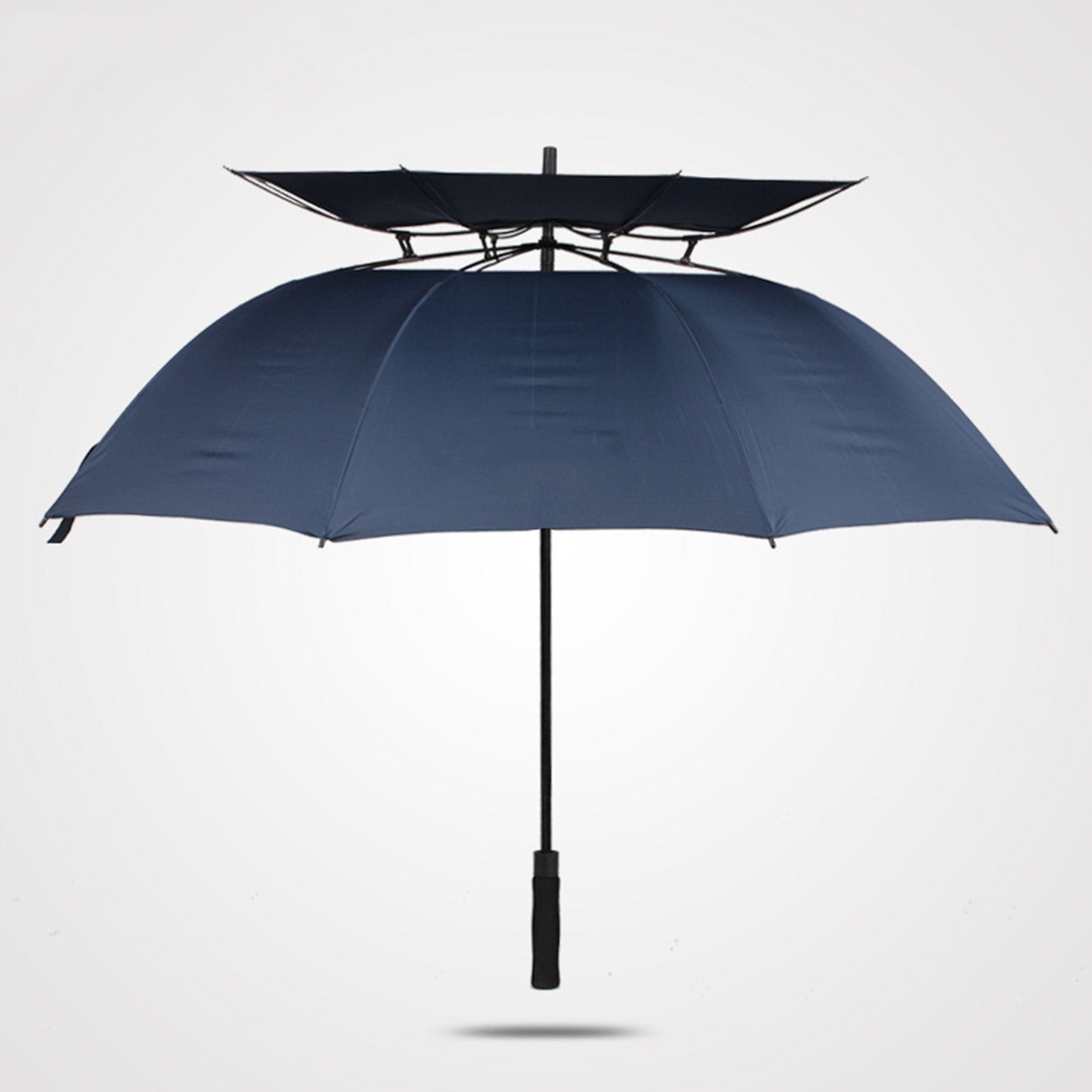 Double Canopy Vented Windproof Automatic Open Golf Umbrella