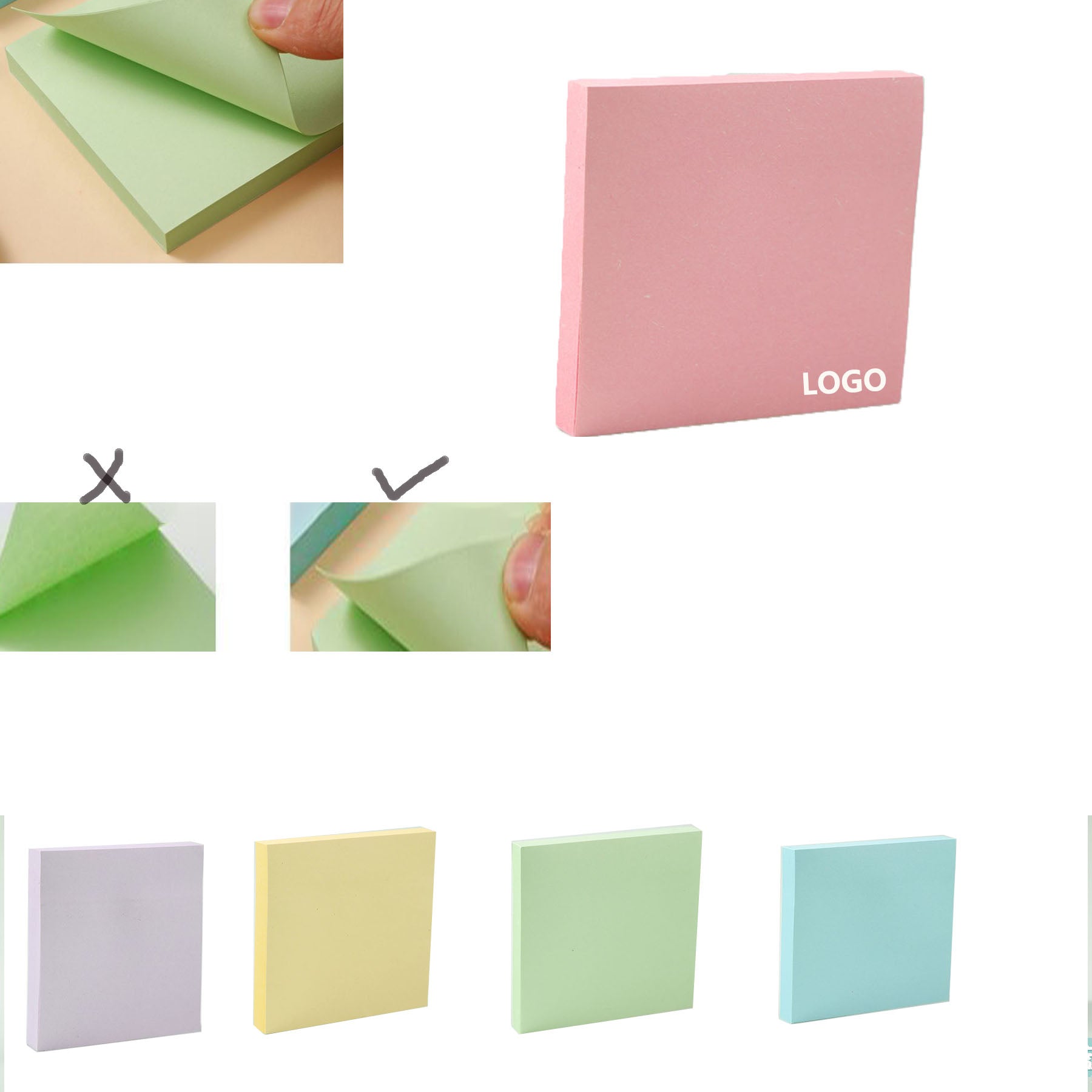 Light Colored Sticky Note