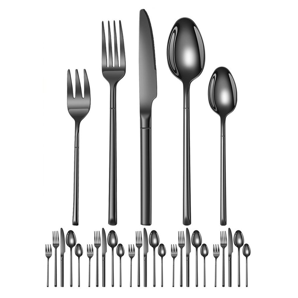 Stainless Steel Tableware Set Of 30 Pieces