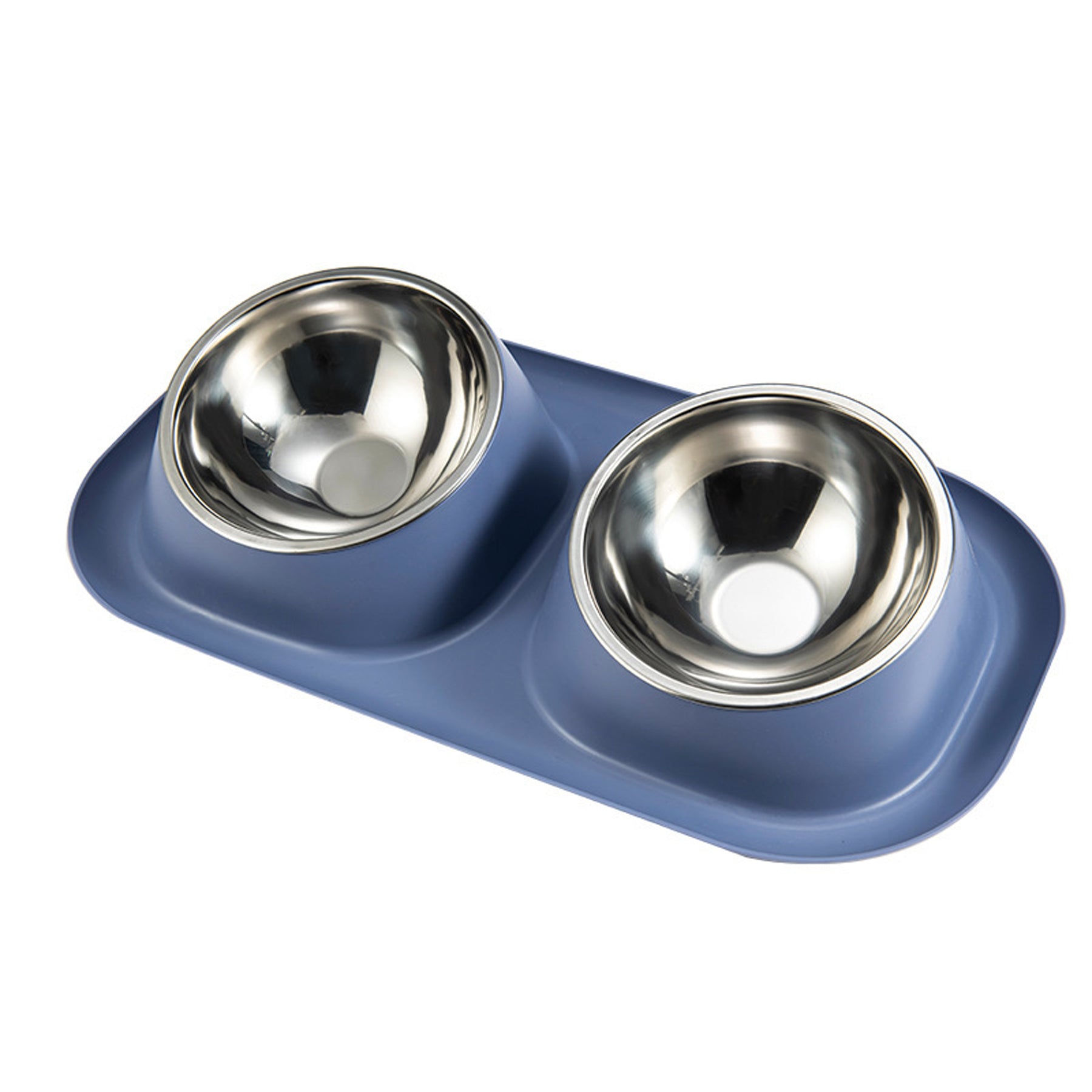 Conjoined Two-Bowl Pet Bowl