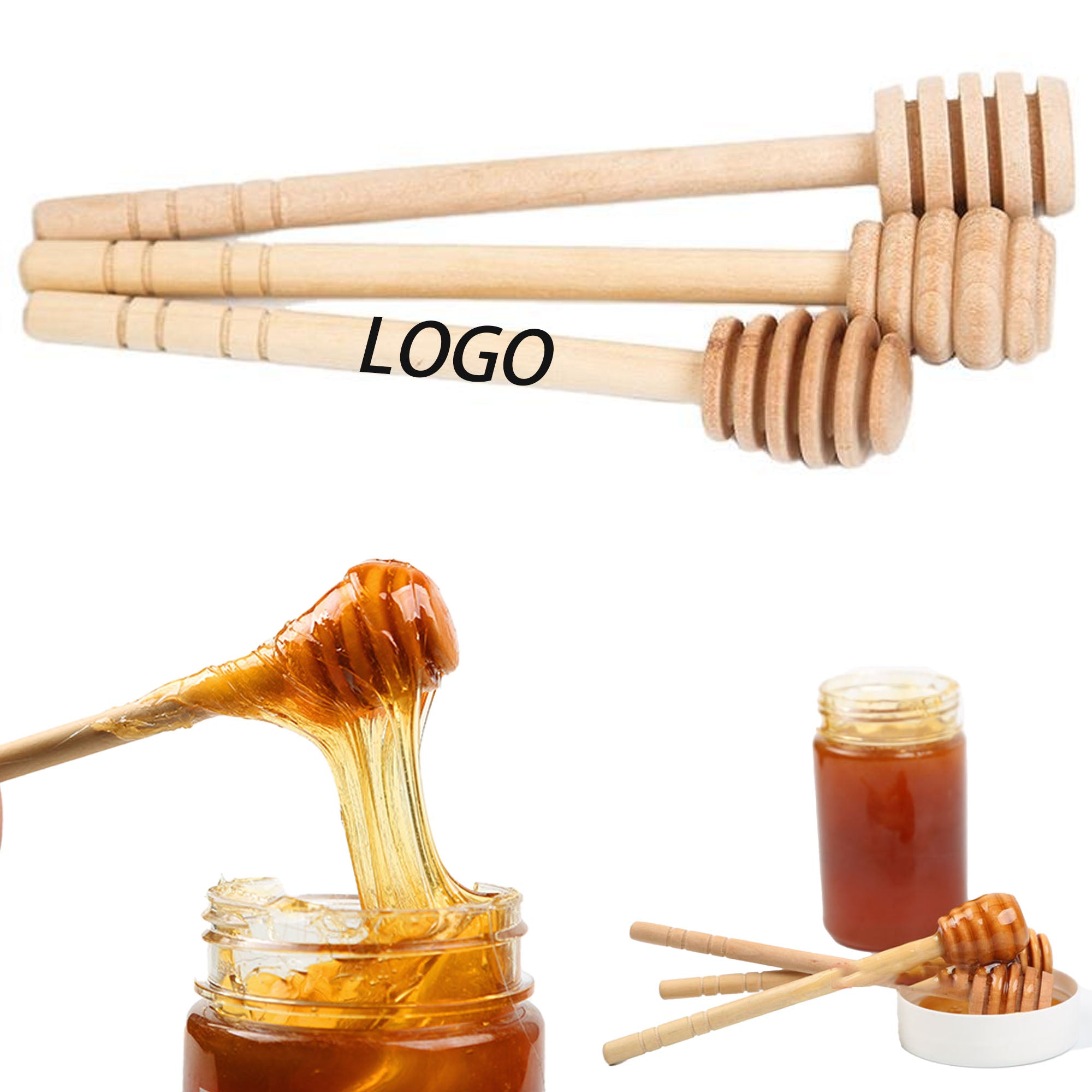 Wooden Honey Dipping Sticks