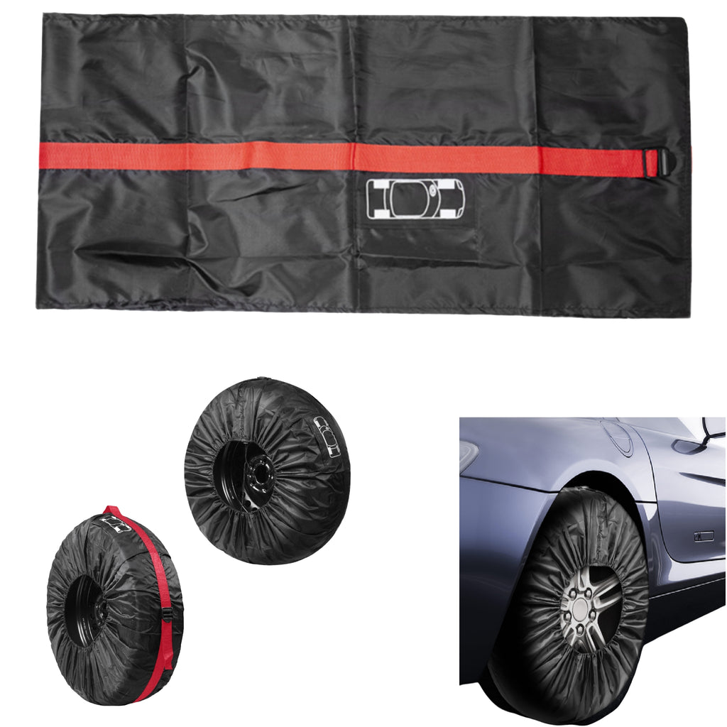Spare Tire Cover 190T Polyester Snow Proof Shield