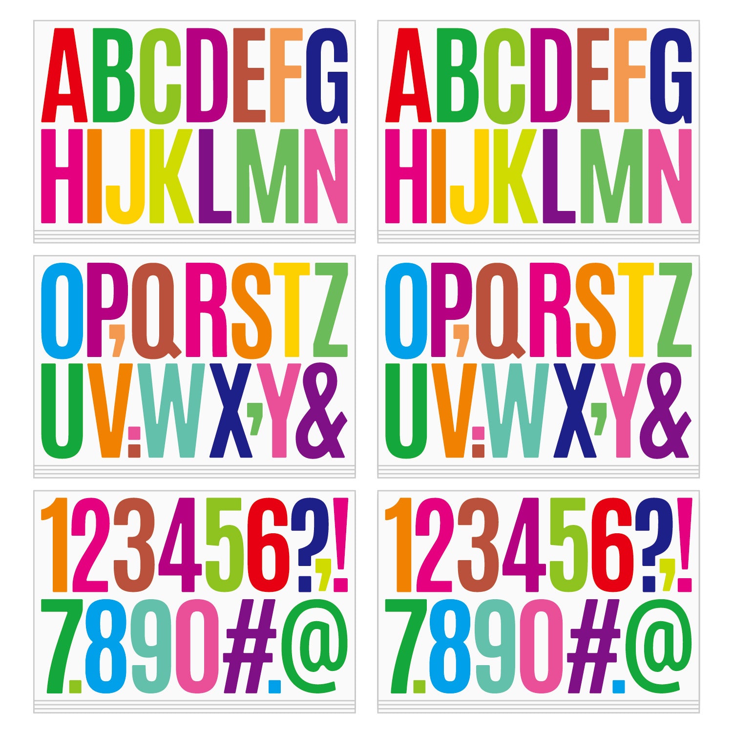 3" Letter Sticker