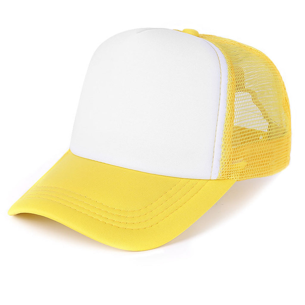 Trucker Mesh Caps w/ Sponge Visor & Plastic Snapback