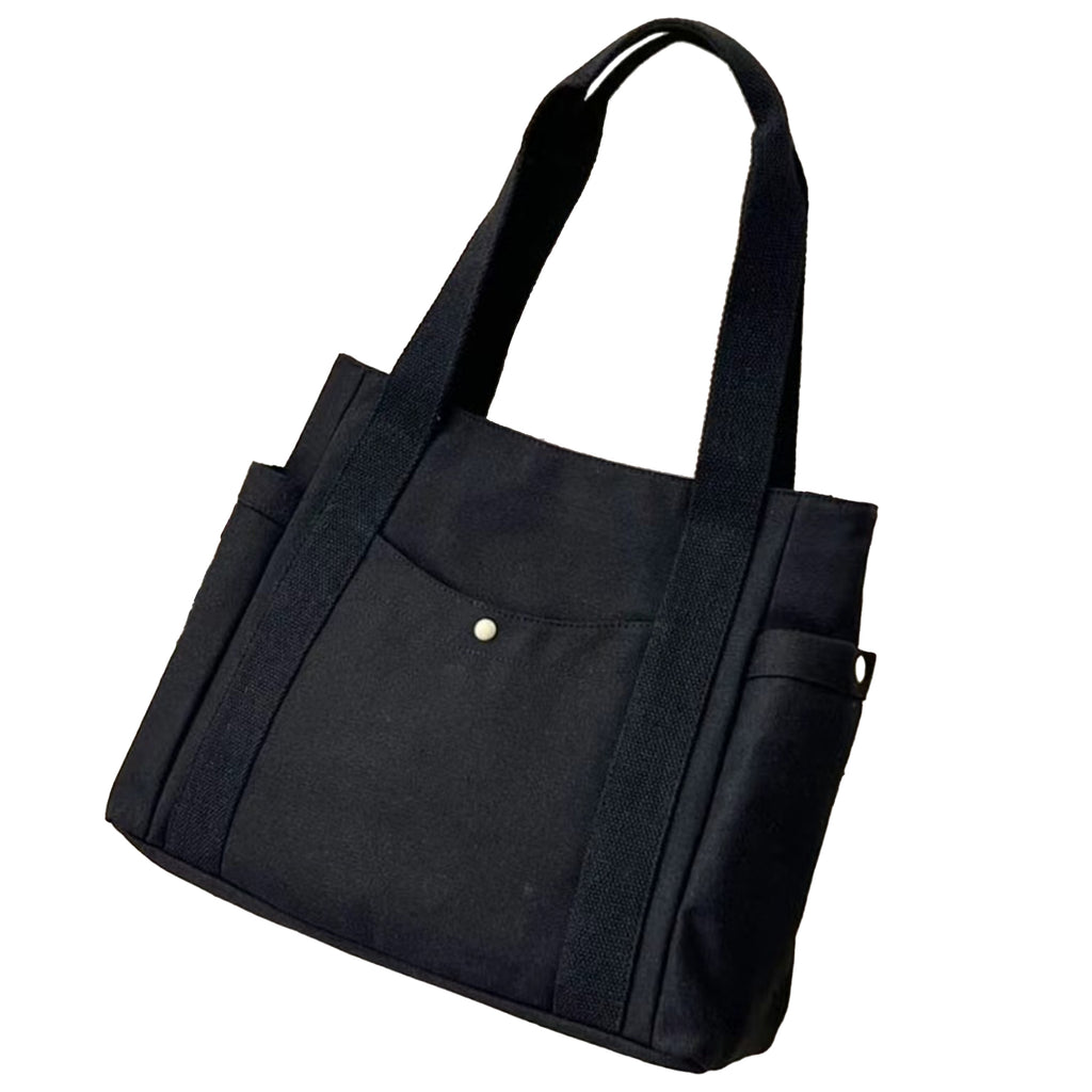 Multi Compartment Canvas Women Tote Bag