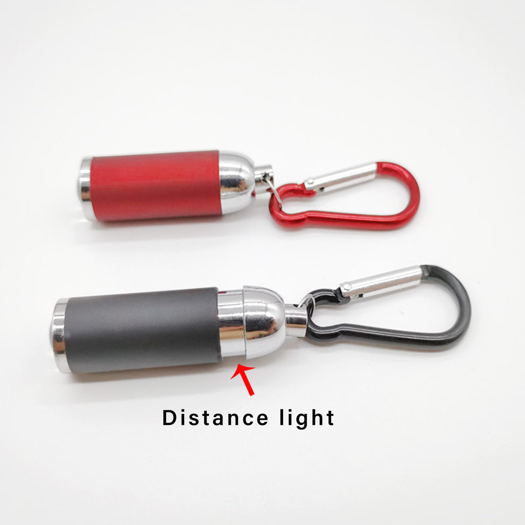 Outdoor Night Retractable Zoom Flashlight With Carabiner