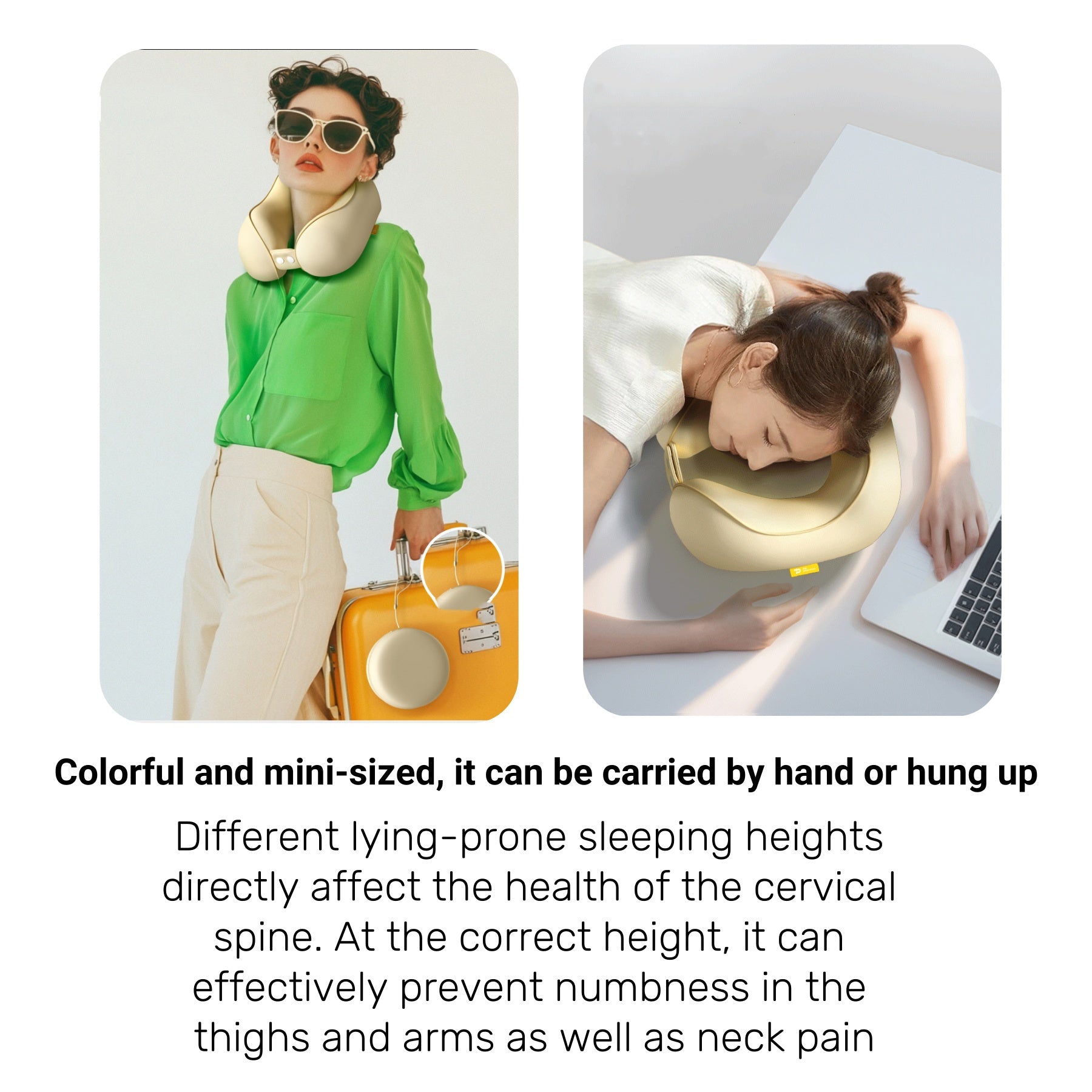 Memory Foam U-shaped Pillow