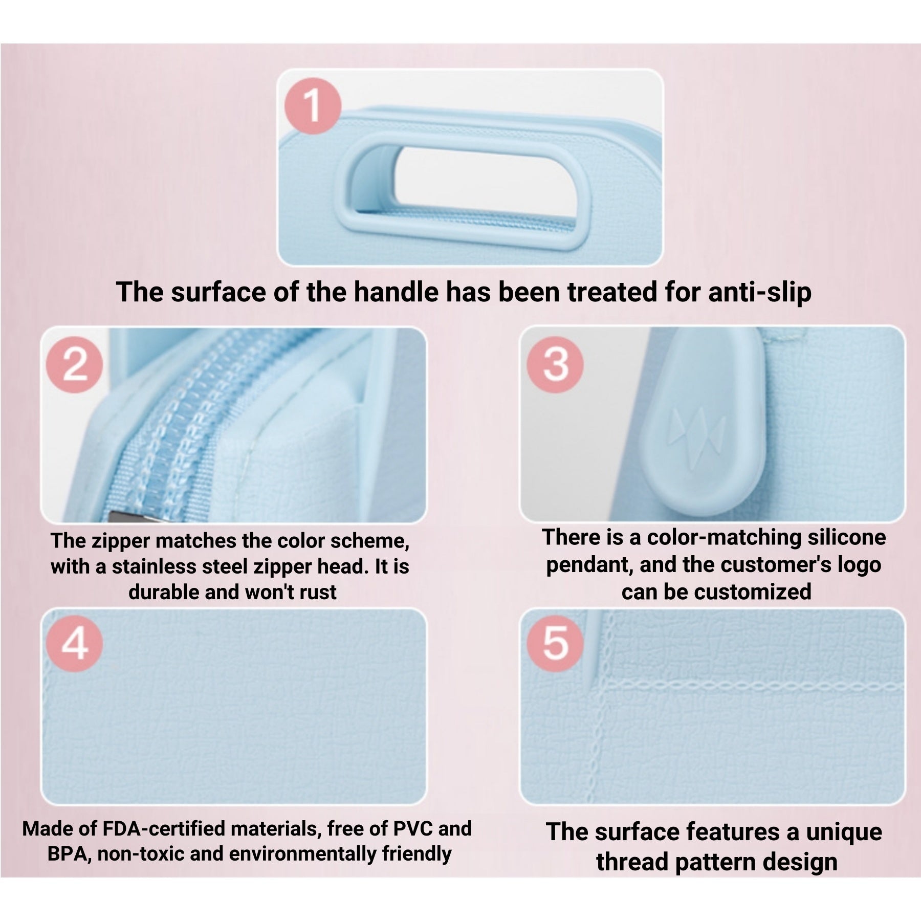 Portable Silicone Makeup Bag