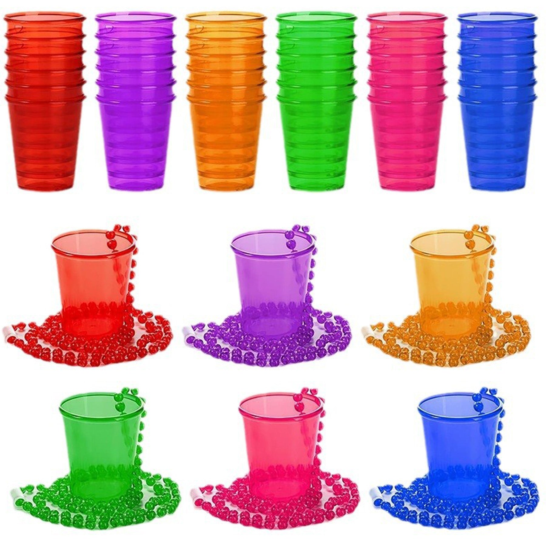 2 Oz Party Beaded Necklace Cups