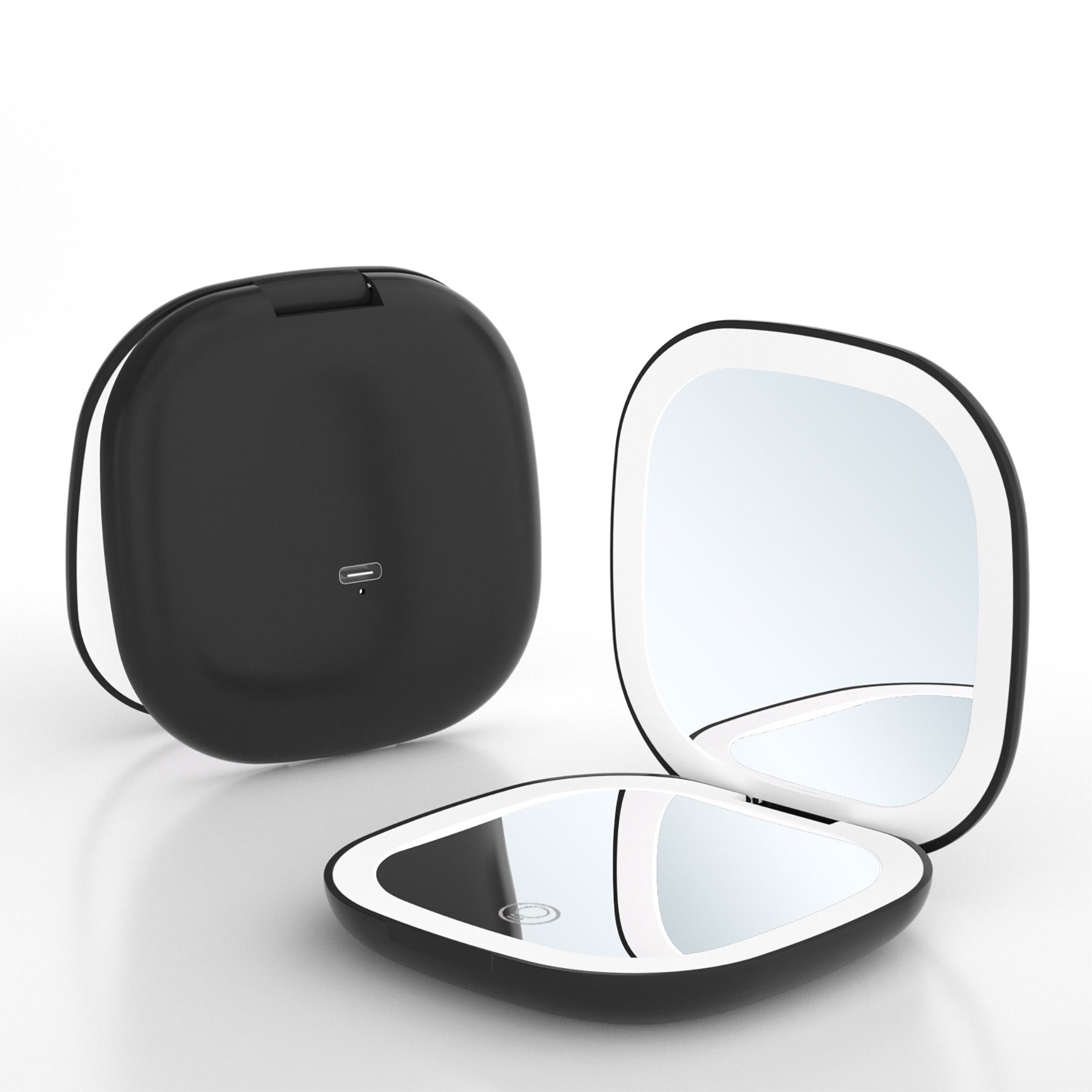 USB Rechargeable Travel Makeup Mirror