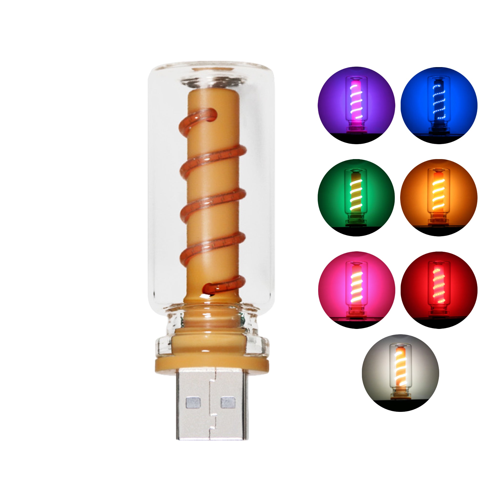 Usb Night Light For Car Camping Party Glass Bottle Bulb