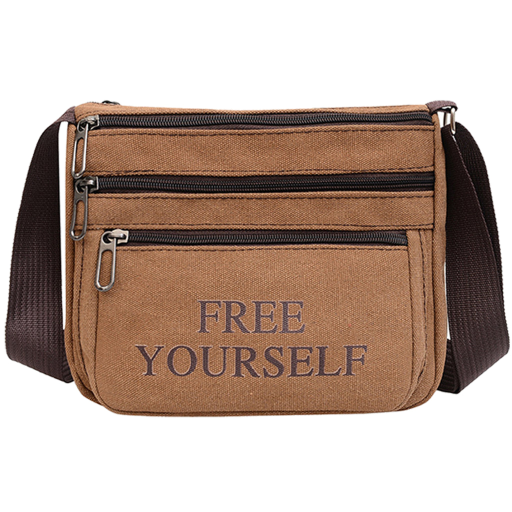 Men Vintage Crossbody Canvas Bag