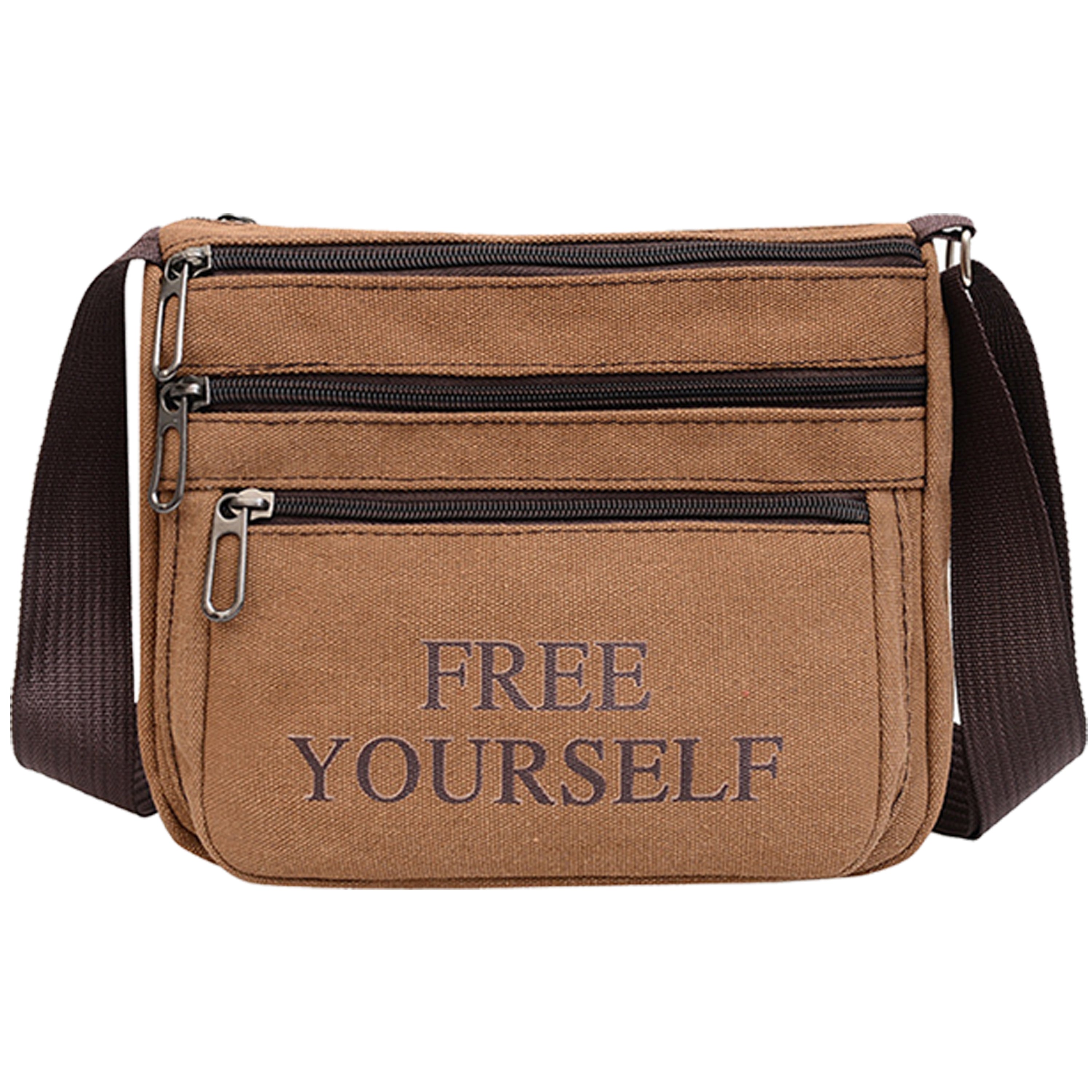 Men Vintage Crossbody Canvas Bag