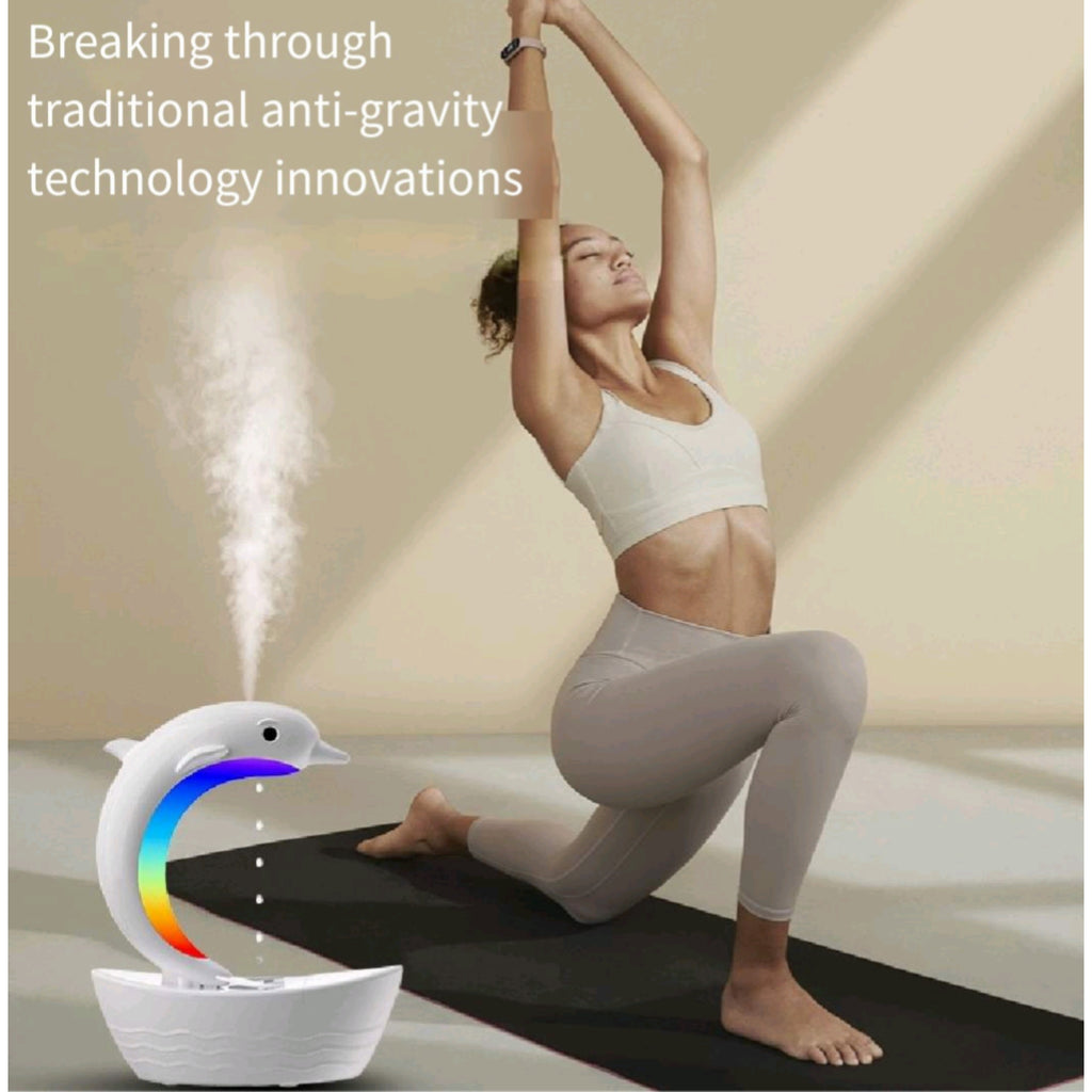 Gravity Defying Humidifier Bluetooth Speaker Rgb Light