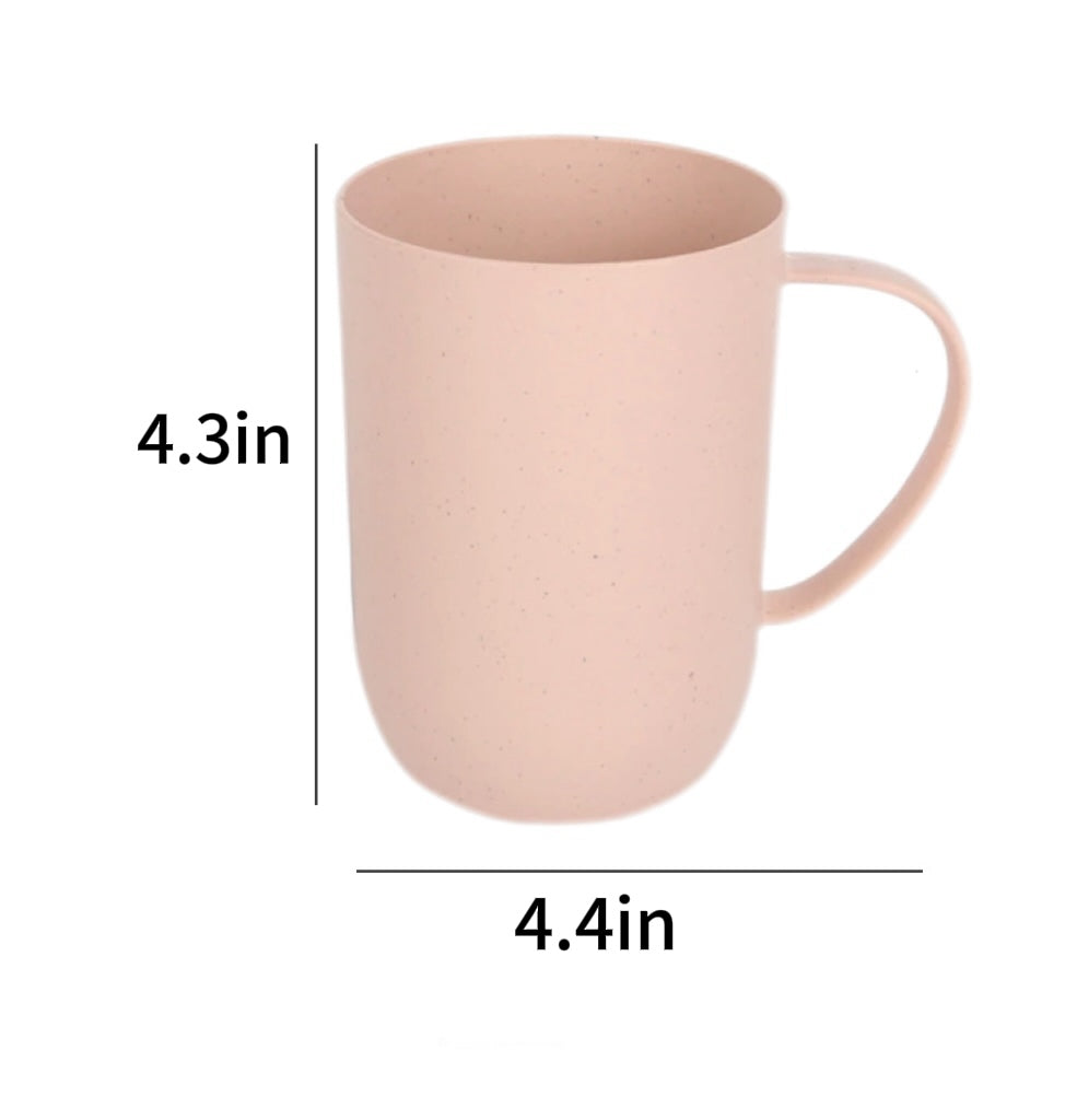 Wheat Fiber Single-Handle Rinse Cup