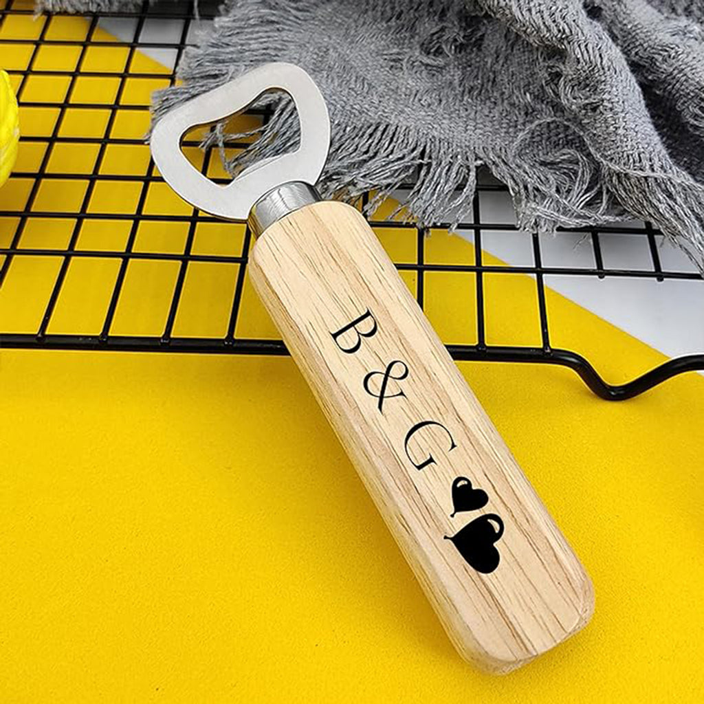 Wooden Handle Beer Bottle Opener