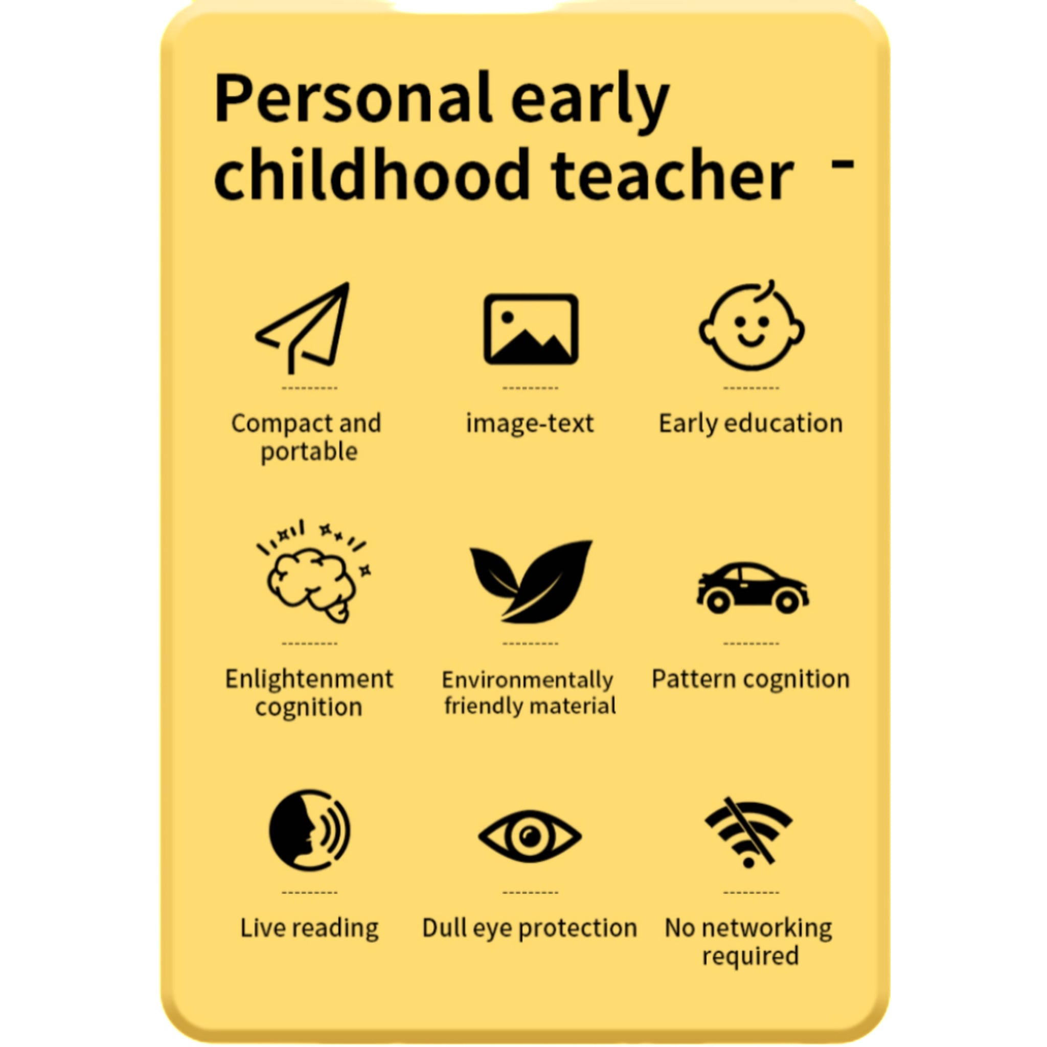 English Card - inserting Learning Machine