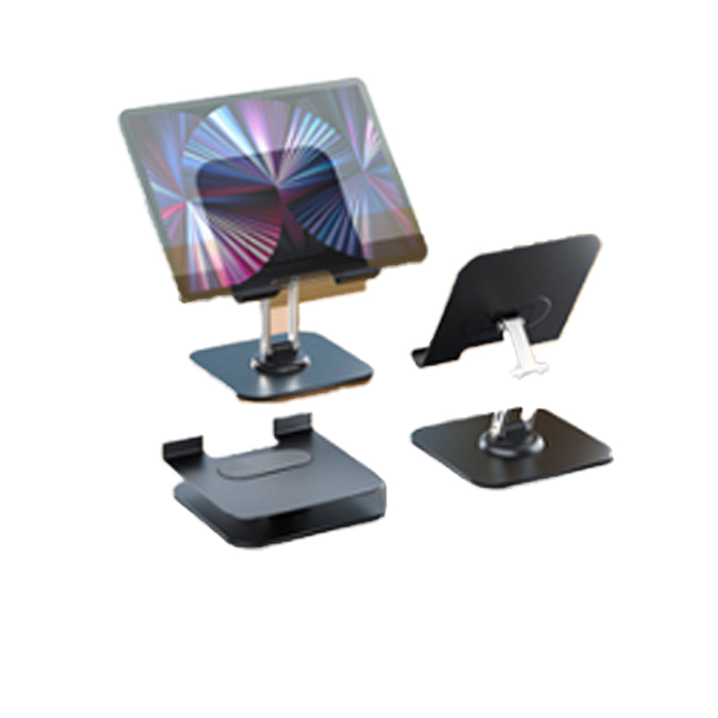 Plastic Tablet stand with Oval Pad and Steel Tube
