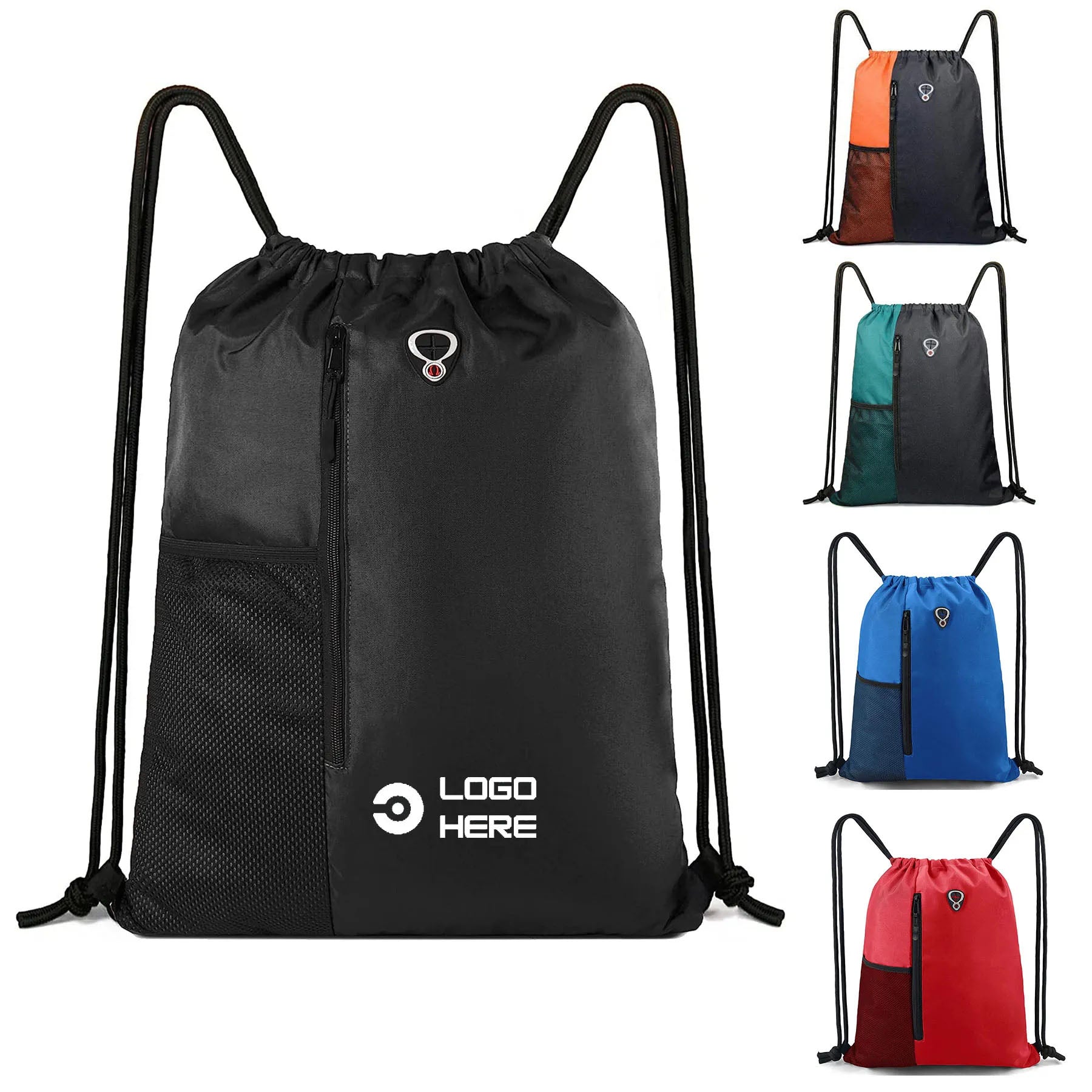 Drawstring Backpack Sports Gym Bag