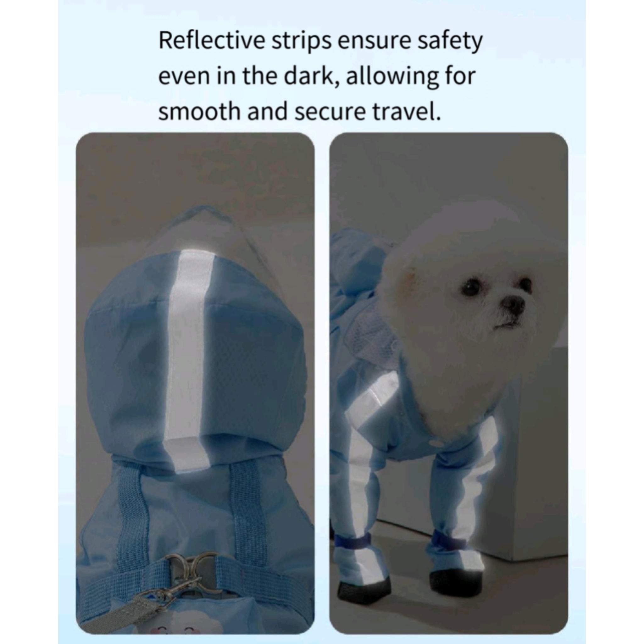 Waterproof Full Body Dog Raincoat With Boots