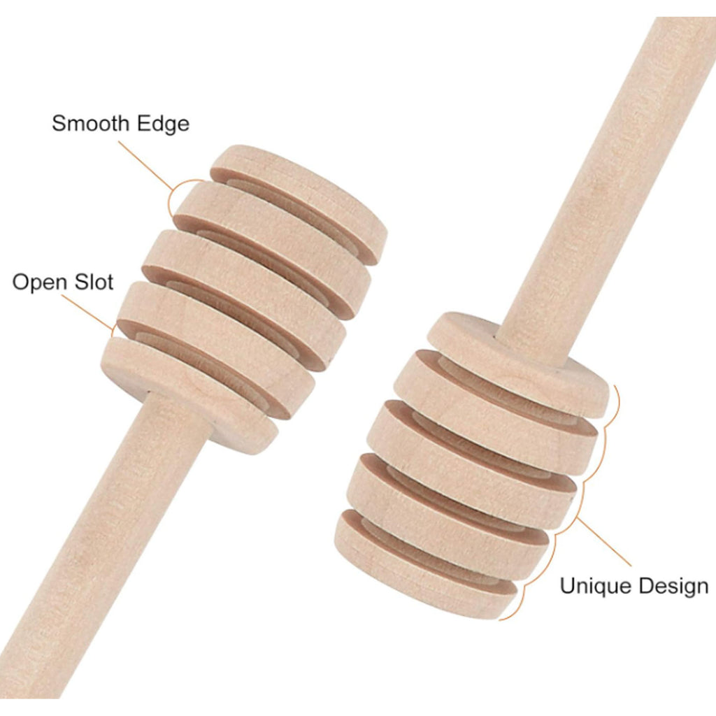 Wooden Honey Dipper Stick