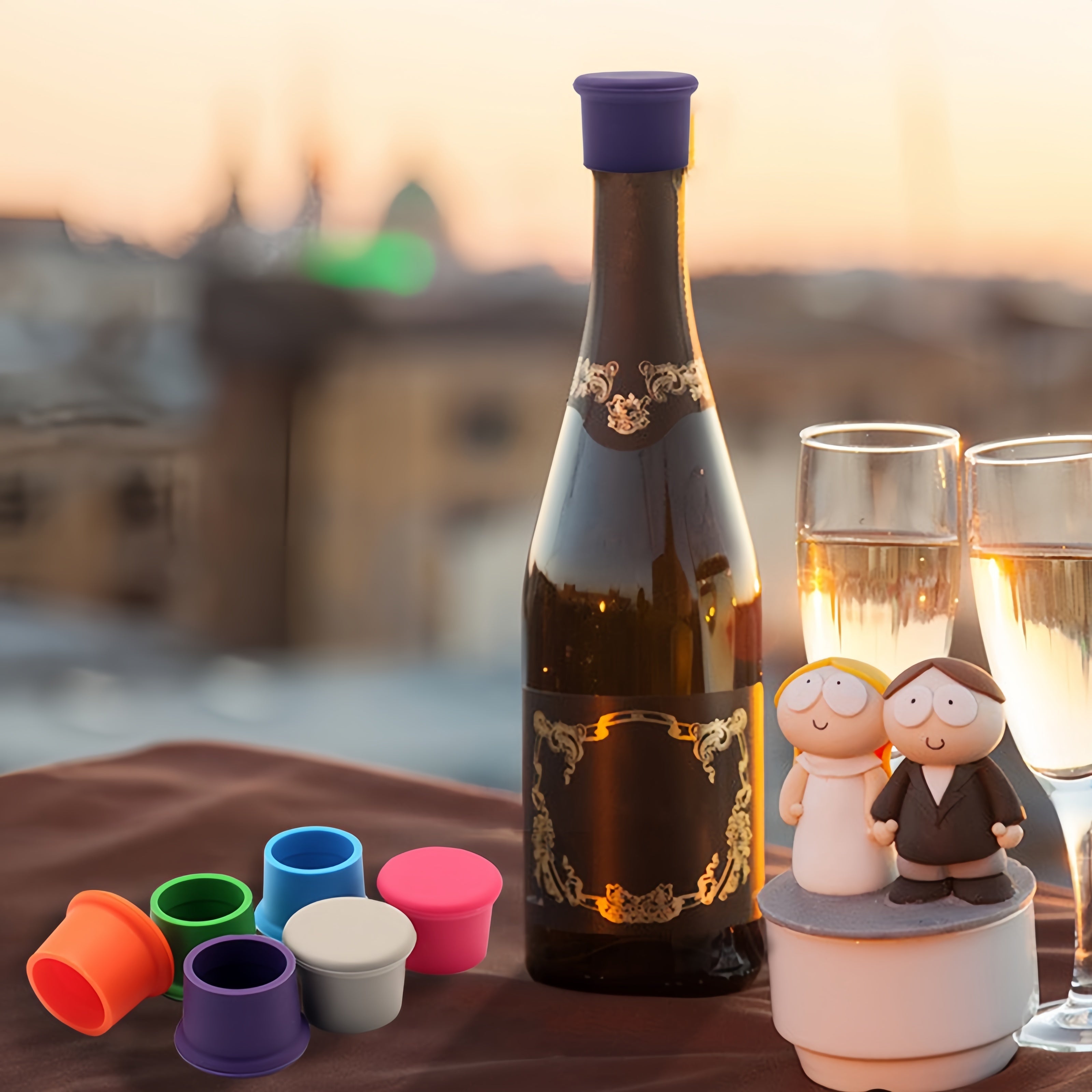 100% Silicone Wine Bottle Stopper