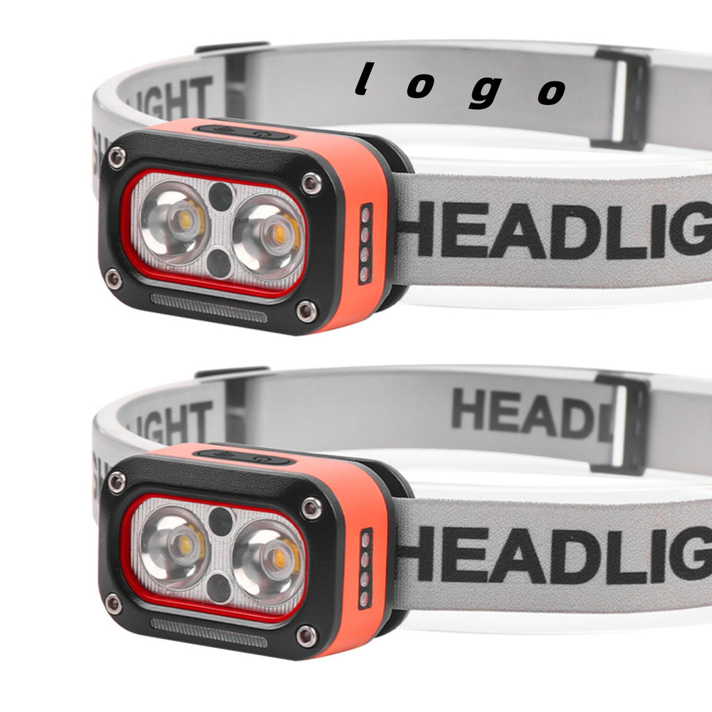 Three Light Source Usb-Rechargeable High-Intensity Sensor Headlamp