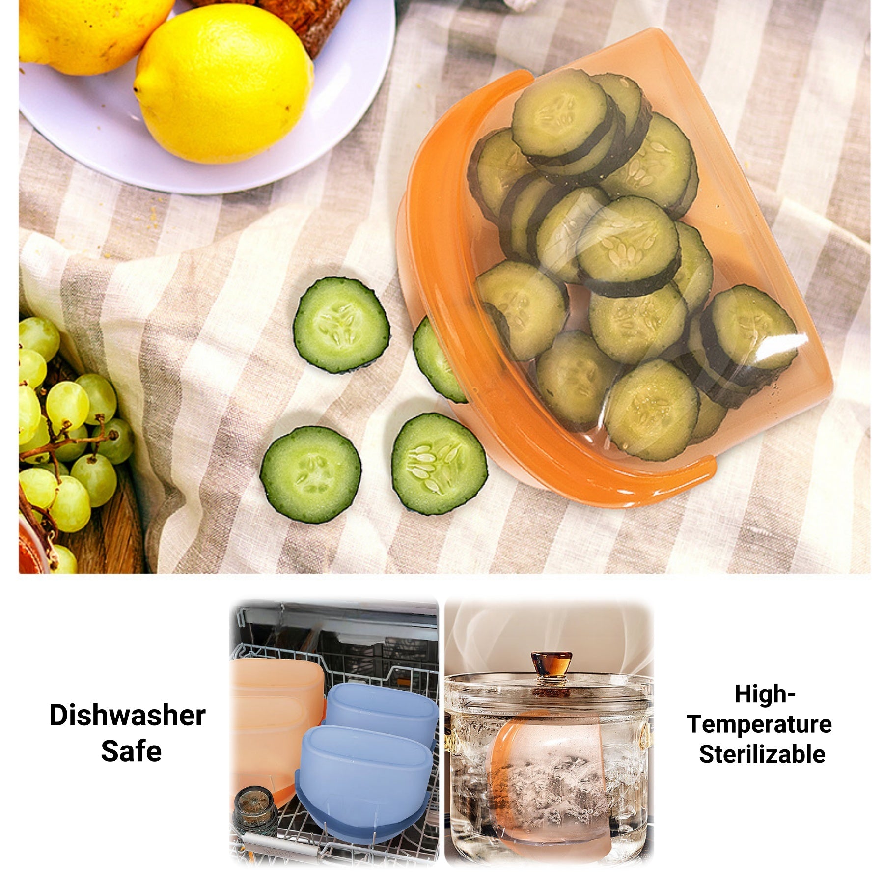 Food-Grade Silicone Freshness Preservation Bag