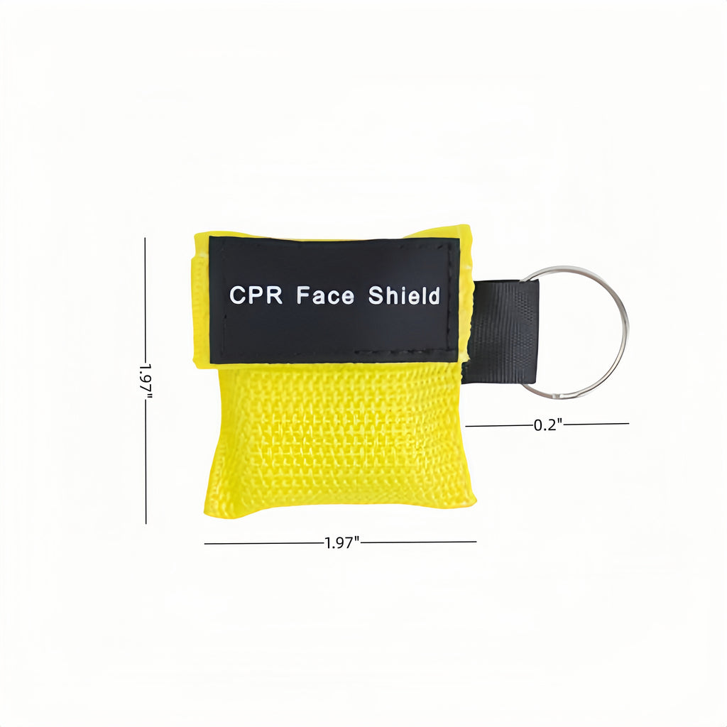 Outdoor Portable Cpr First Aid Face Shield With One-Way Valve