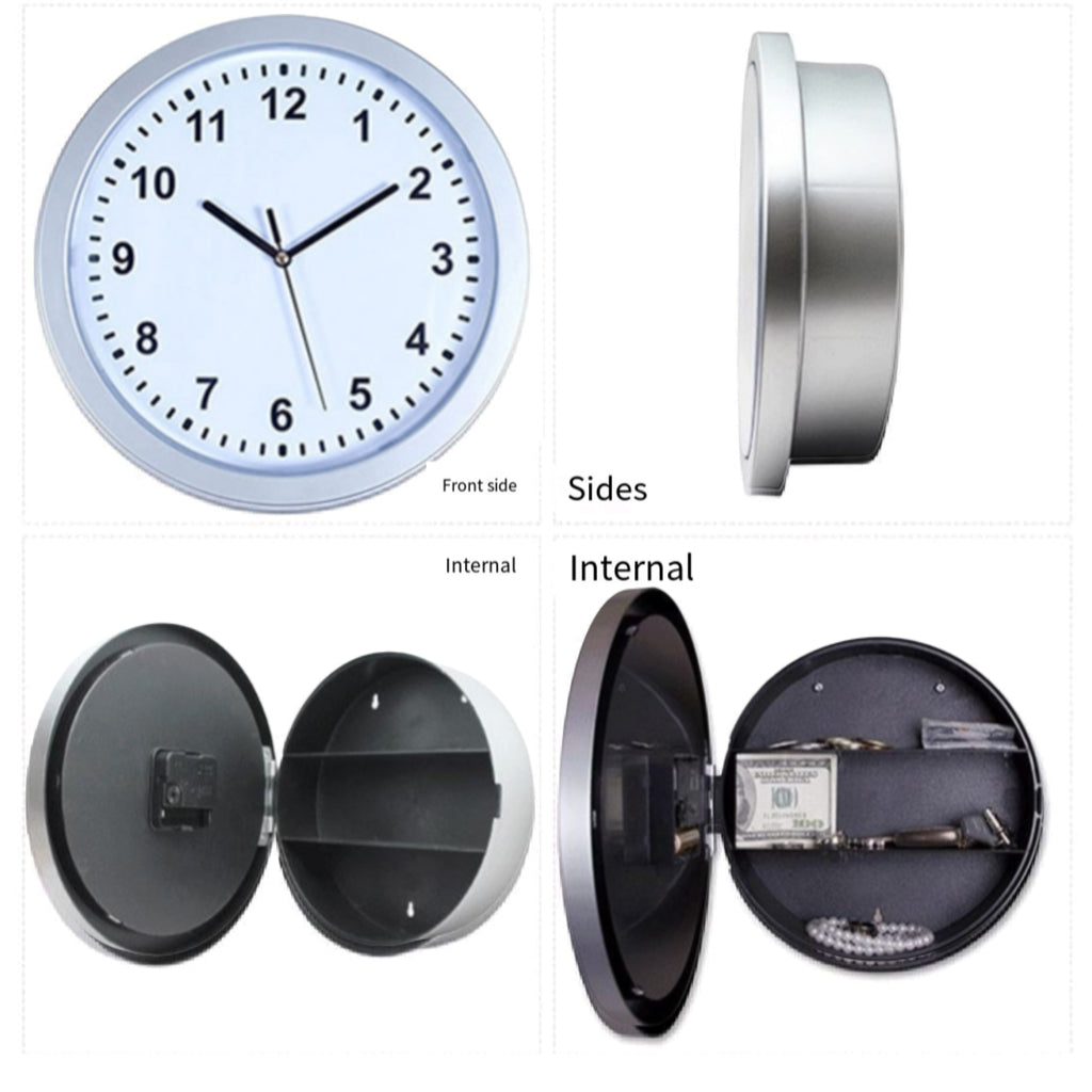 ABS Hidden Safe Clock Wall Lock Storage