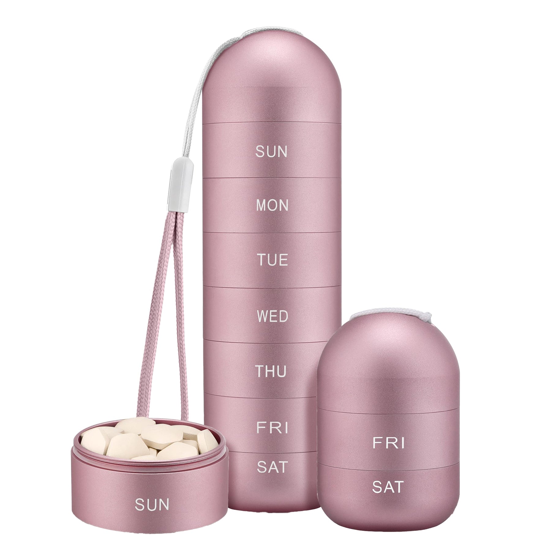 Big Style Delicate Metal Sealed Waterproof Outdoor Pill Box