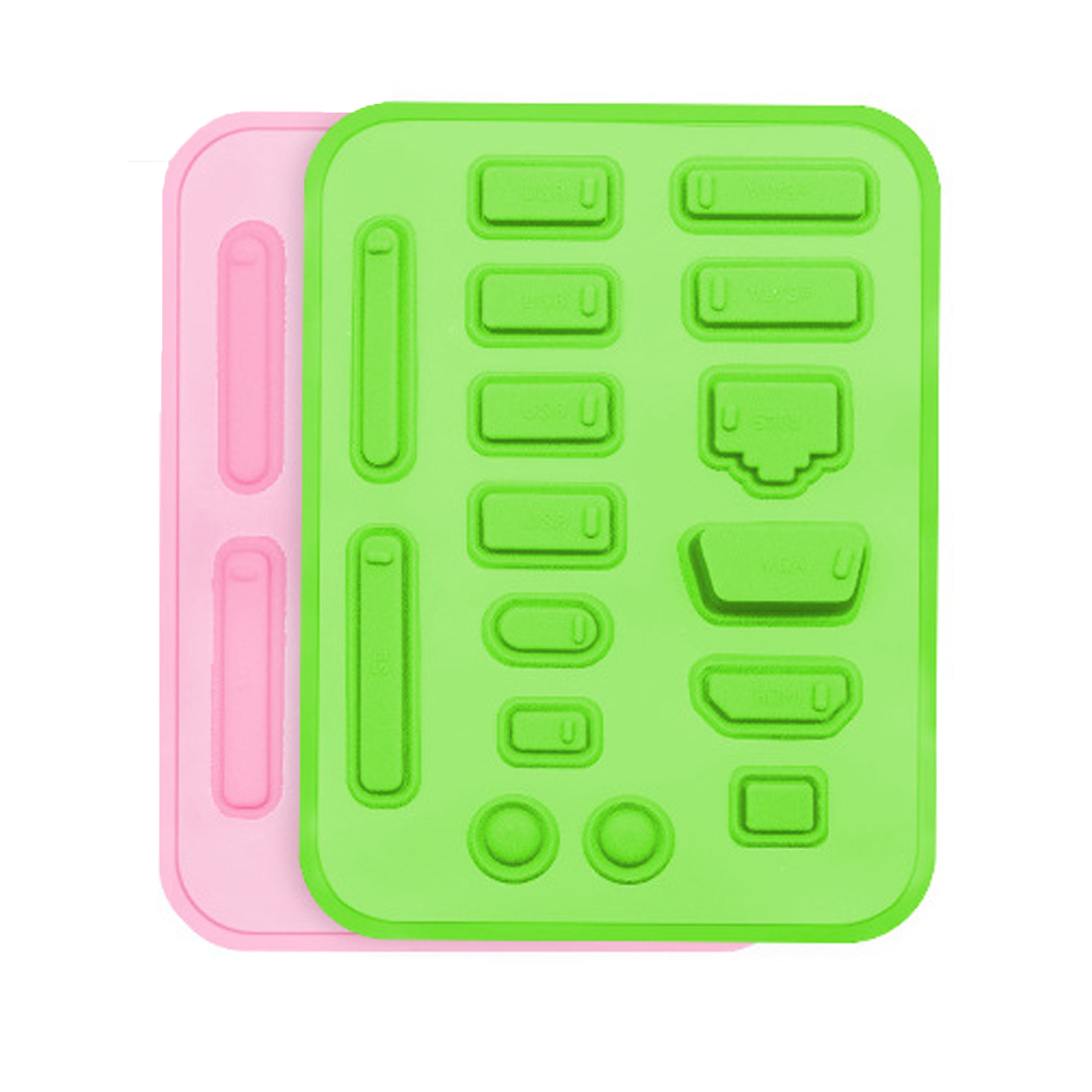 Set Of 16 Laptop USB Port Protection Blocking Sleeve