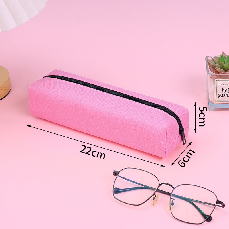 Simple Large Capacity Oxford Cloth Pencil Pouch