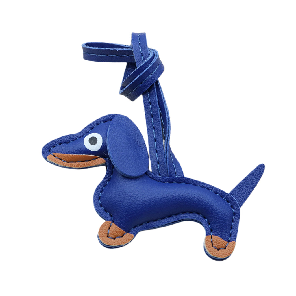 Cartoon Leather Puppy Bag Charm