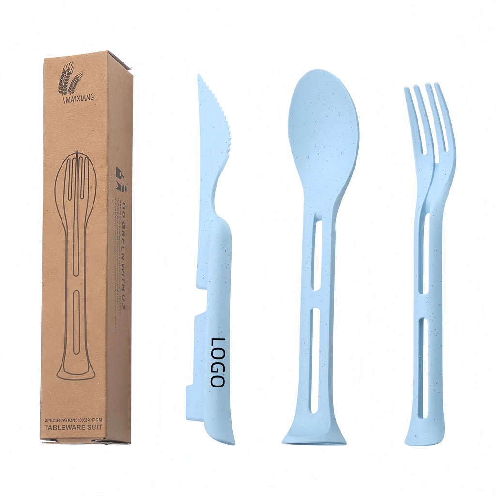 Kids' 3-in-1 Portable Utensil Set