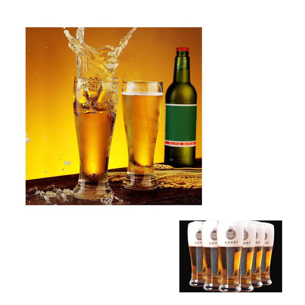 Large Capacity Glass Beer Mug