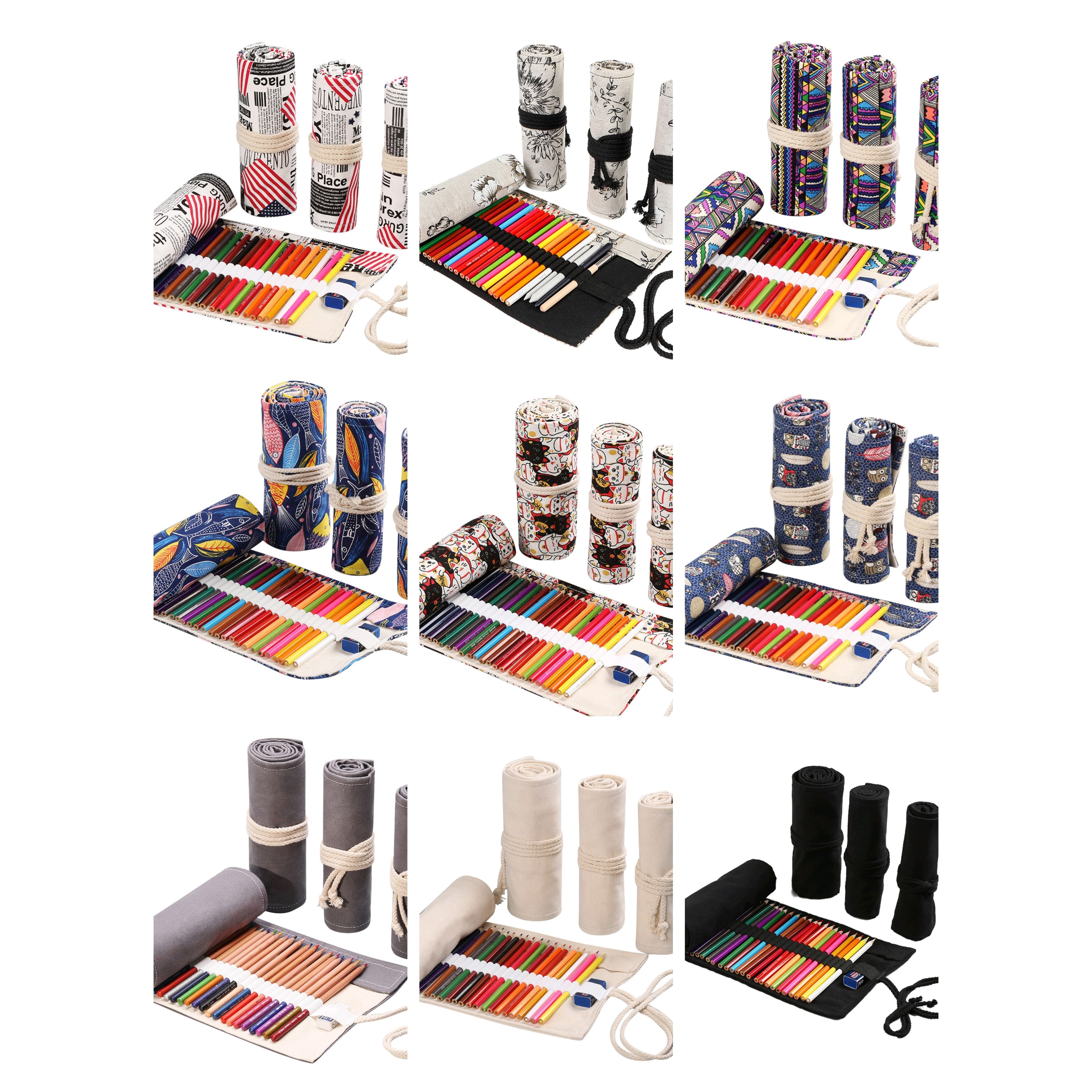 Natural Canvas Roll Large Artist Sketch Tools