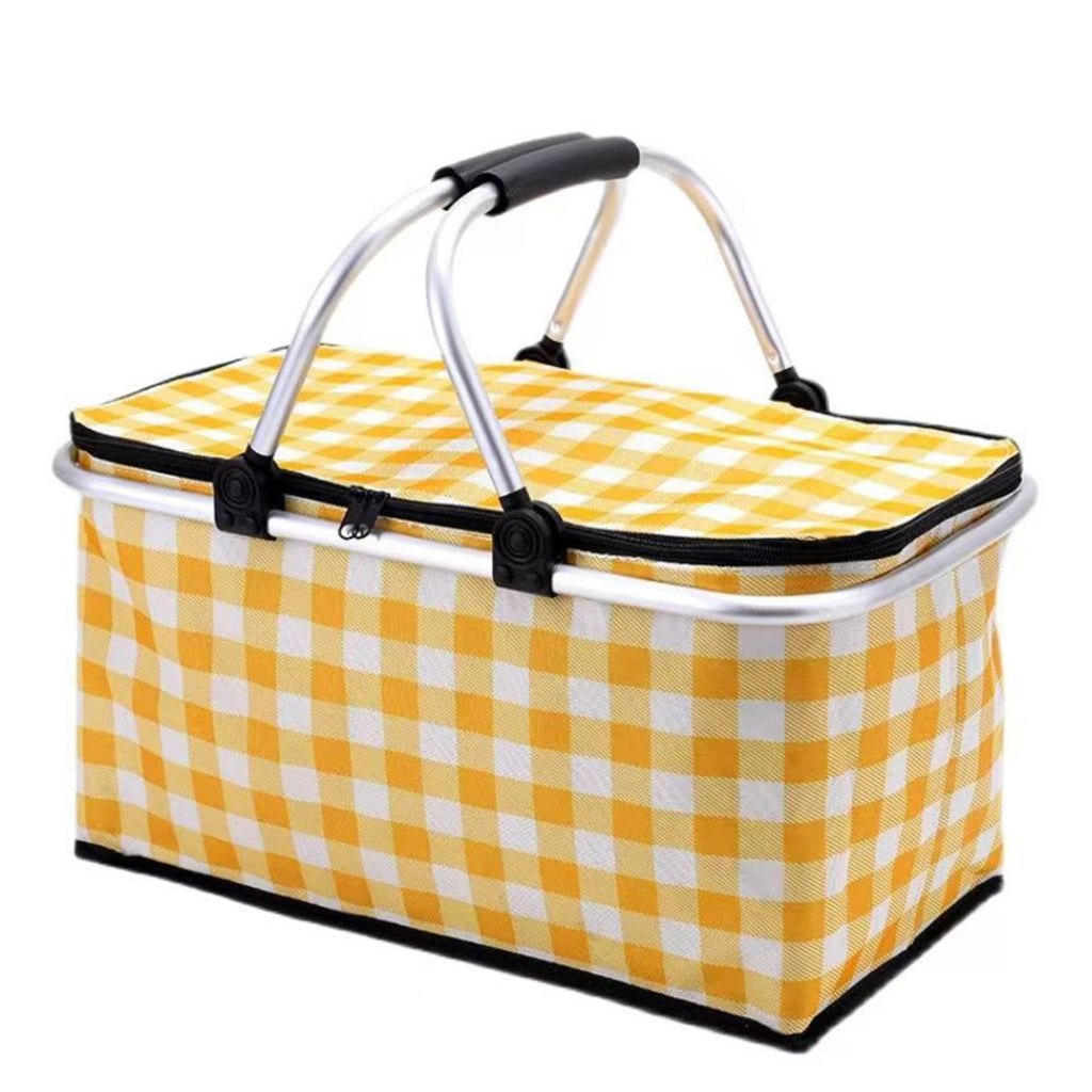 Insulated Foldable Outdoor Picnic Basket