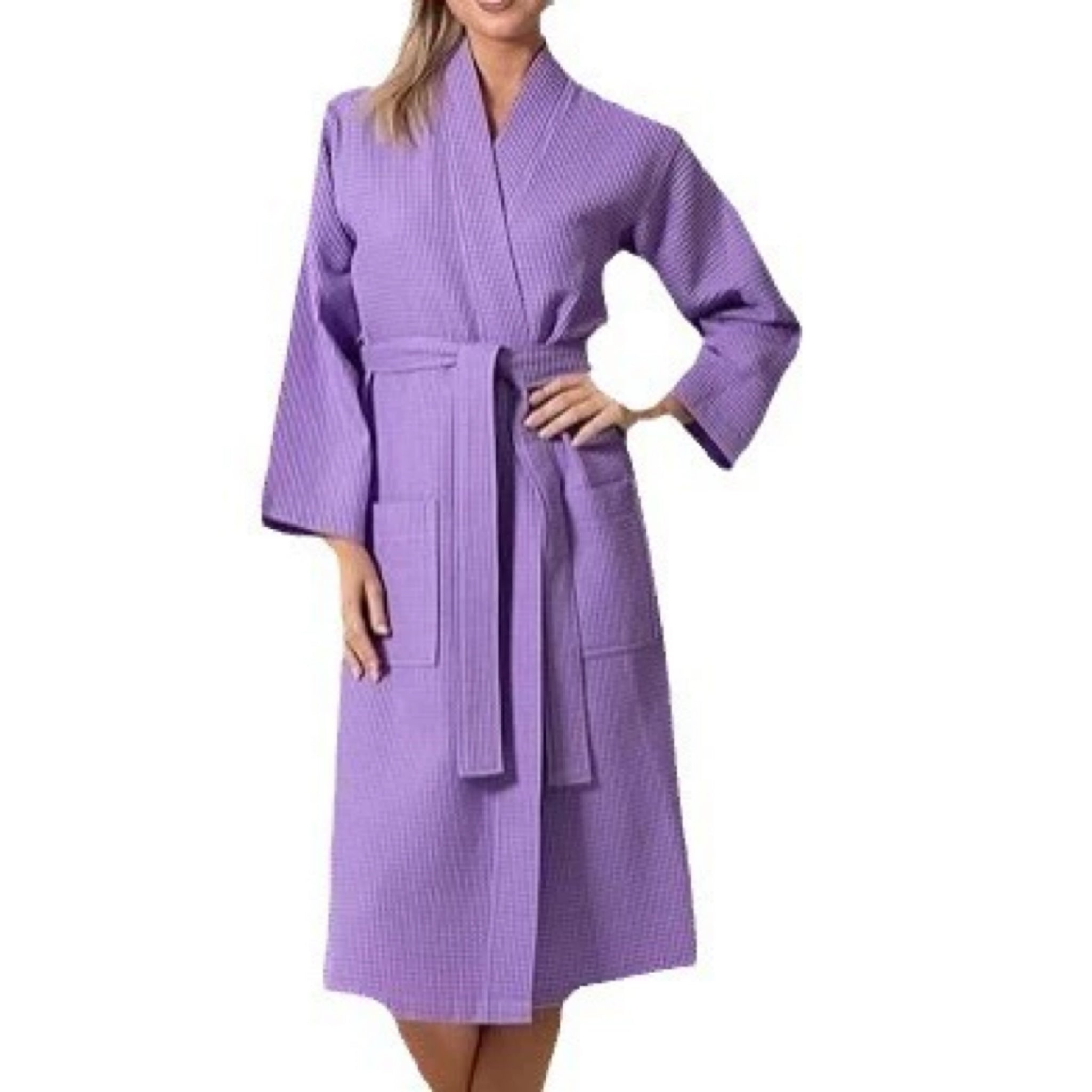 Women's Waffle Soft Knit Bathrobe
